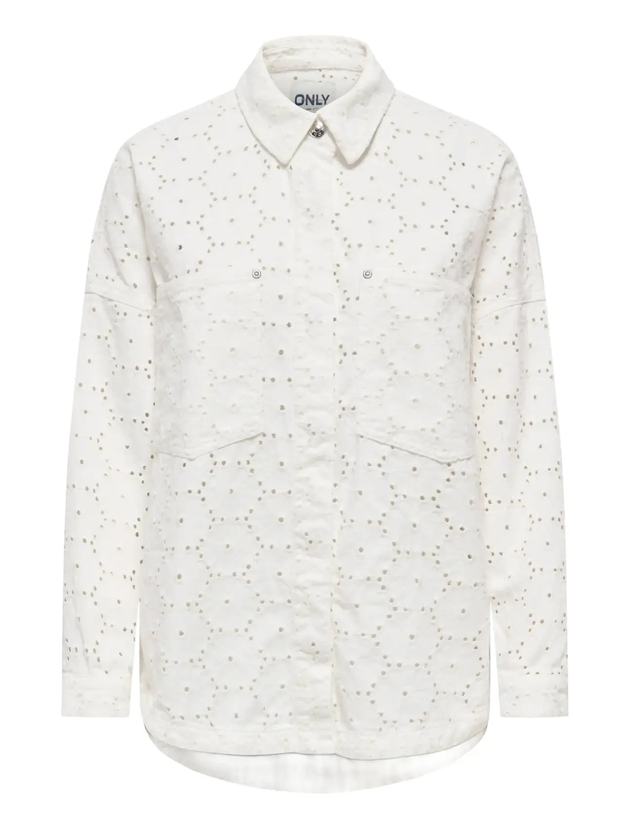 ONLY | Onljanine-Fio L/S Anglaise Shacket Pnt | XL