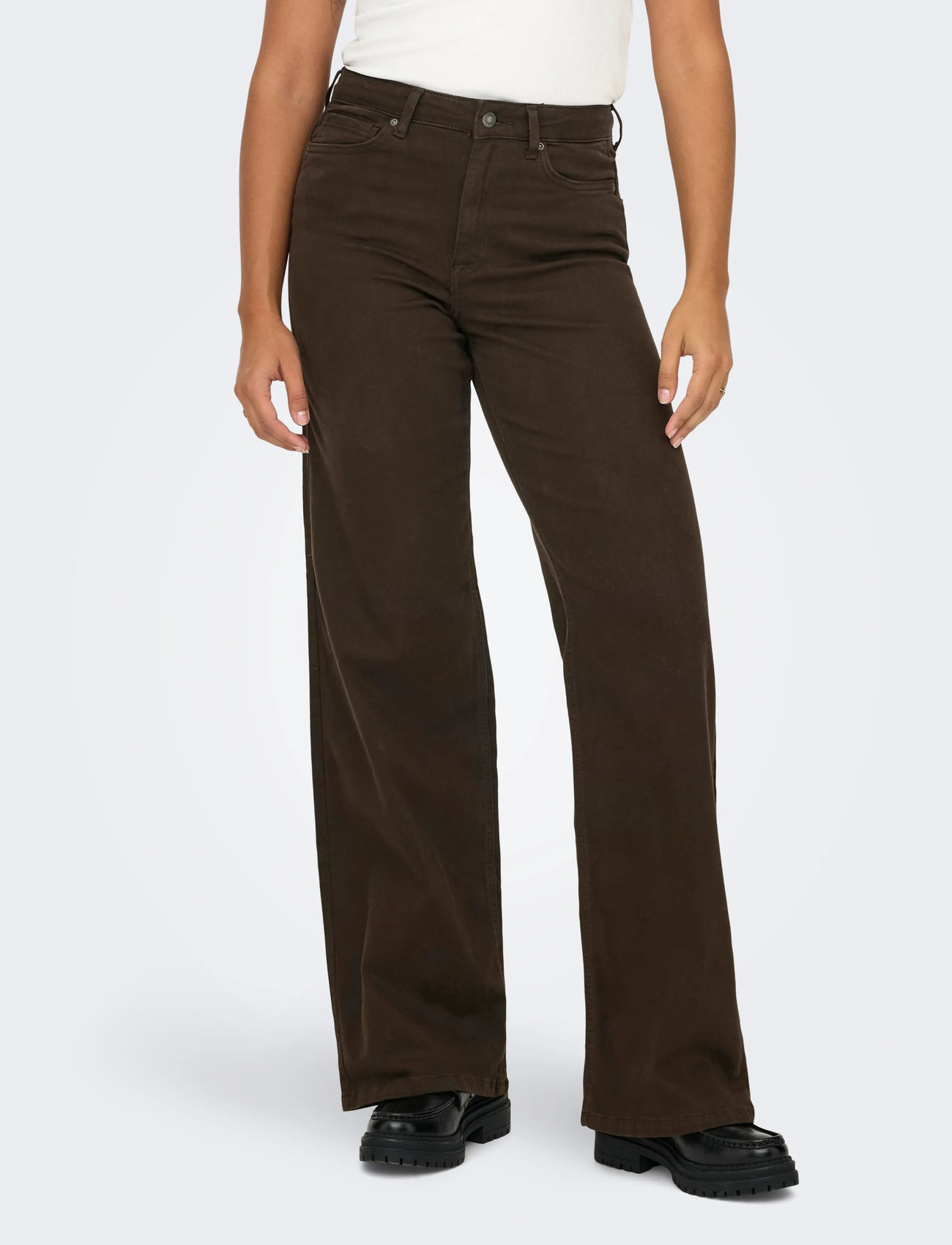 ONLY Onlmadison Blush Hw Wide raka jeans dam – bild 5