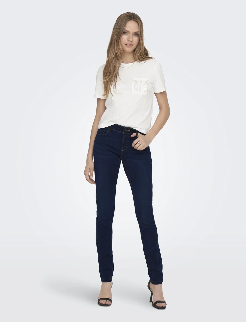 ONLY - ONLULTIMATE KING REG CRY200 - skinny jeans - dark blue denim - 4