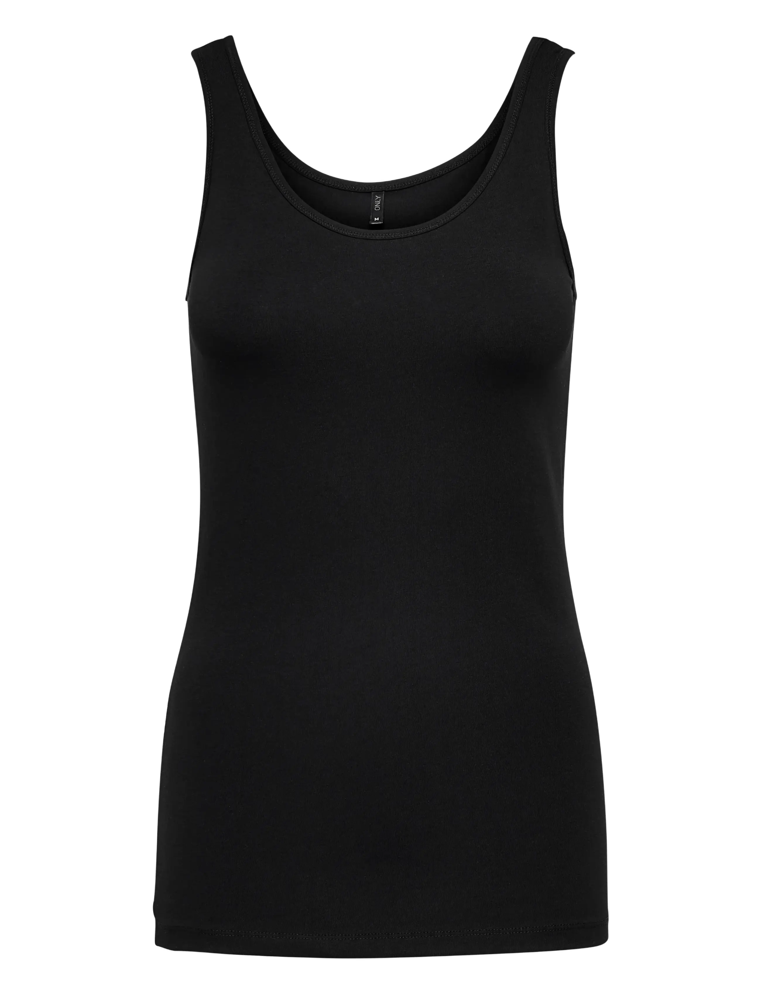 ONLY Onllive Love S/L Tank Oberteil Noos Schwarz - XL - Damen