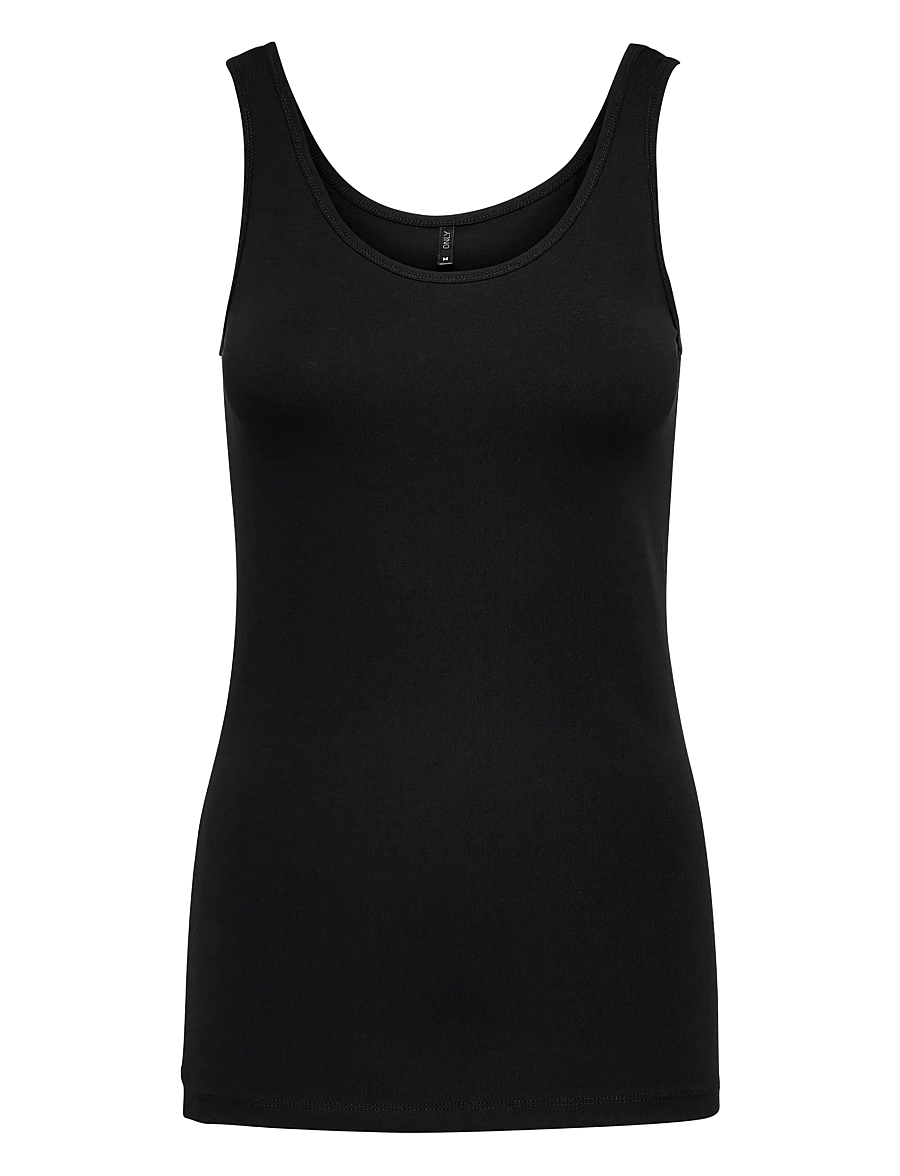 ONLY - ONLLIVE LOVE S/L TANK TOP NOOS - Ärmellose tops - black - 1