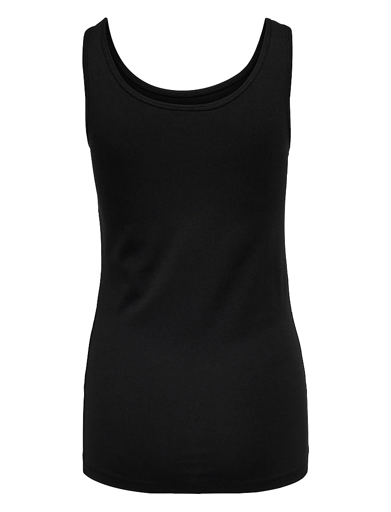ONLY - ONLLIVE LOVE S/L TANK TOP NOOS - Ärmellose tops - black - 2