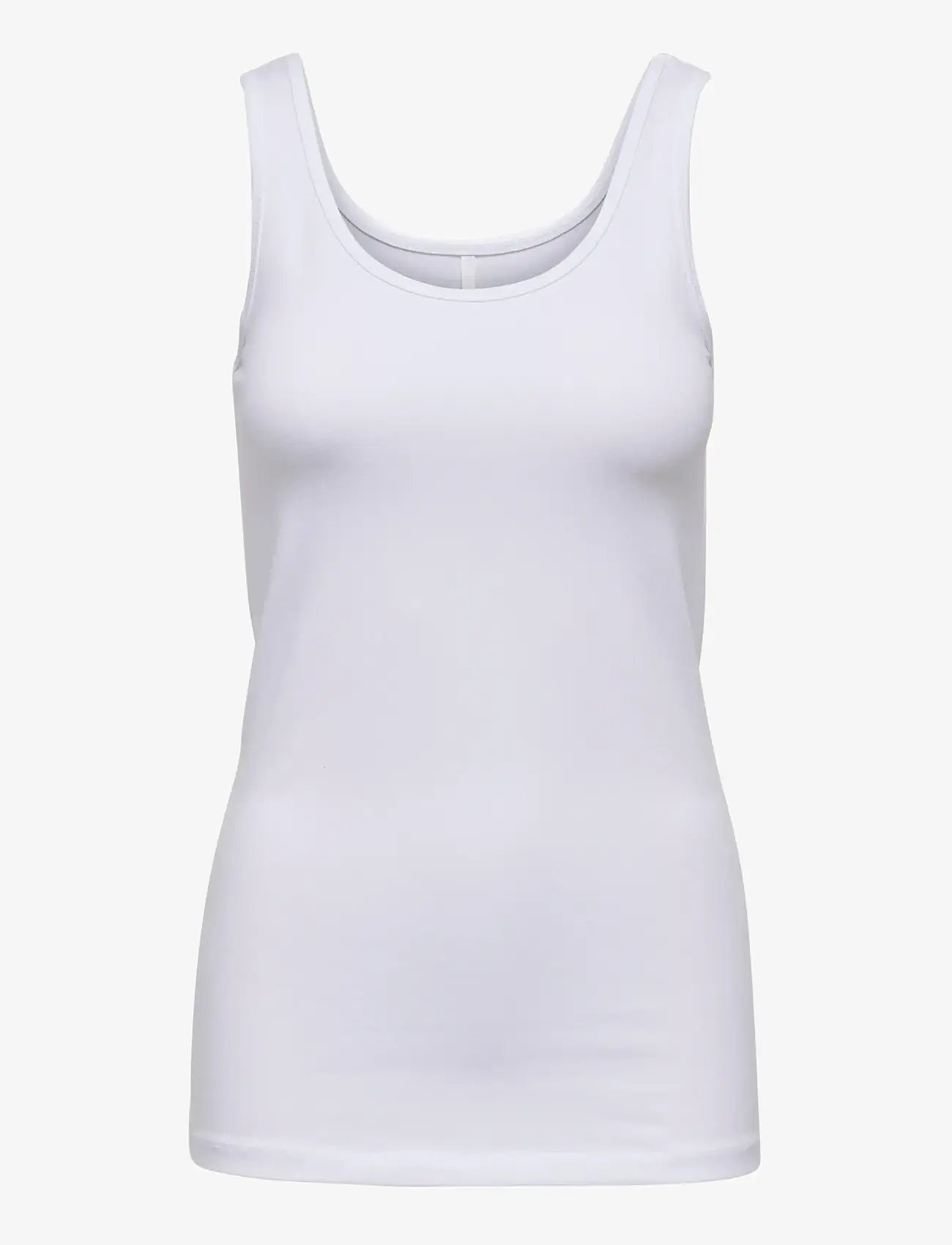 ONLY - ONLLIVE LOVE S/L TANK TOP NOOS - tanktops - white - 1