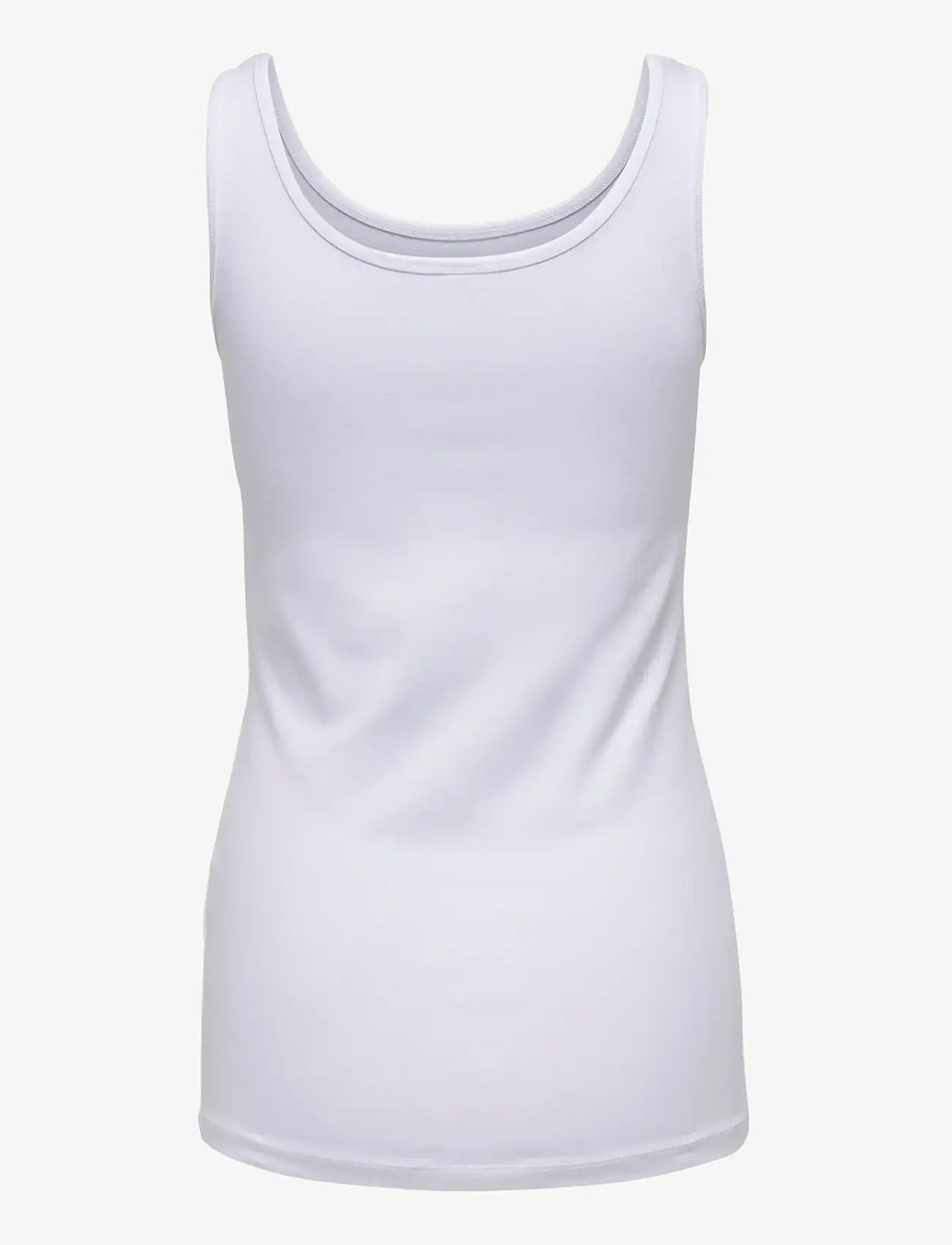 ONLY - ONLLIVE LOVE S/L TANK TOP NOOS - tanktops - white - 2