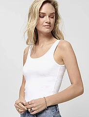 ONLY - ONLLIVE LOVE S/L TANK TOP NOOS - madalaimad hinnad - white - 5