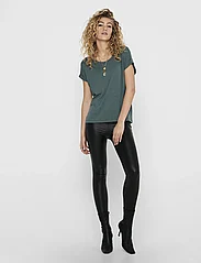 ONLY - ONLMOSTER S/S O-NECK TOP NOOS JRS - mažiausios kainos - balsam green - 4