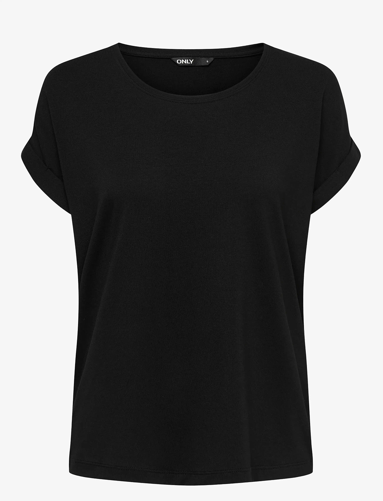 ONLY - ONLMOSTER S/S O-NECK TOP NOOS JRS - t-shirts - black - 1
