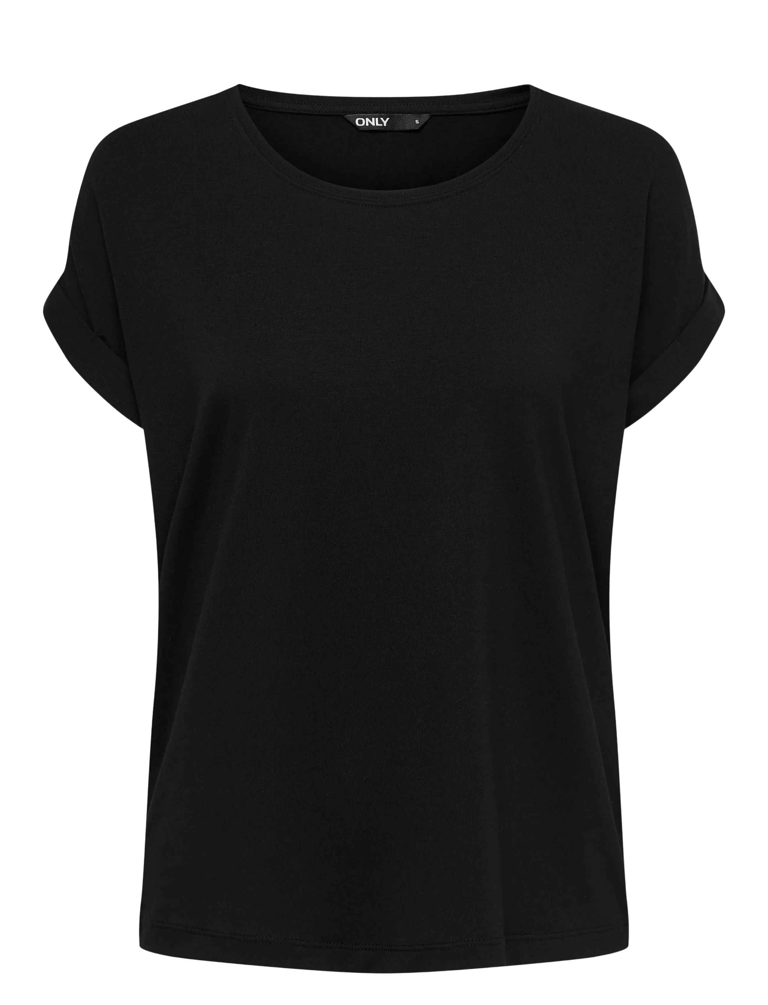 ONLY ONLMOSTER S/S O-NECK TOP NOOS JRS - T-Shirts & Tops - BLACK / black