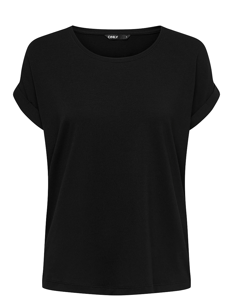 ONLY - ONLMOSTER S/S O-NECK TOP NOOS JRS - t-shirts - black - 1