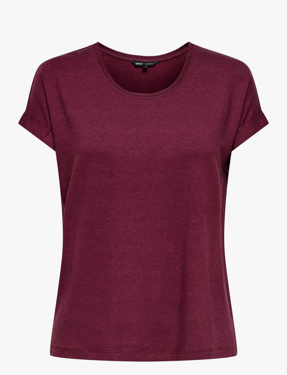 ONLY - ONLMOSTER S/S O-NECK TOP NOOS JRS - t-shirts - burgundy - 1