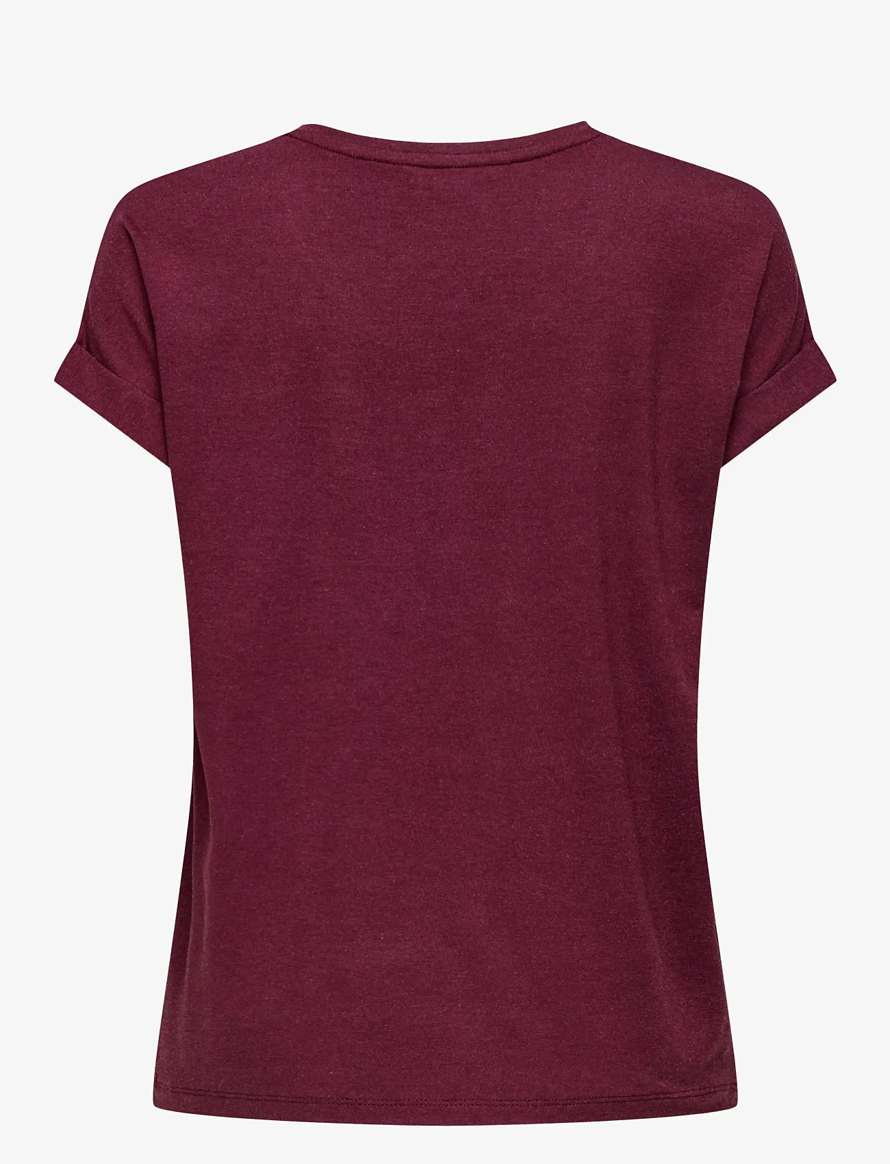 ONLY - ONLMOSTER S/S O-NECK TOP NOOS JRS - t-shirts - burgundy - 2