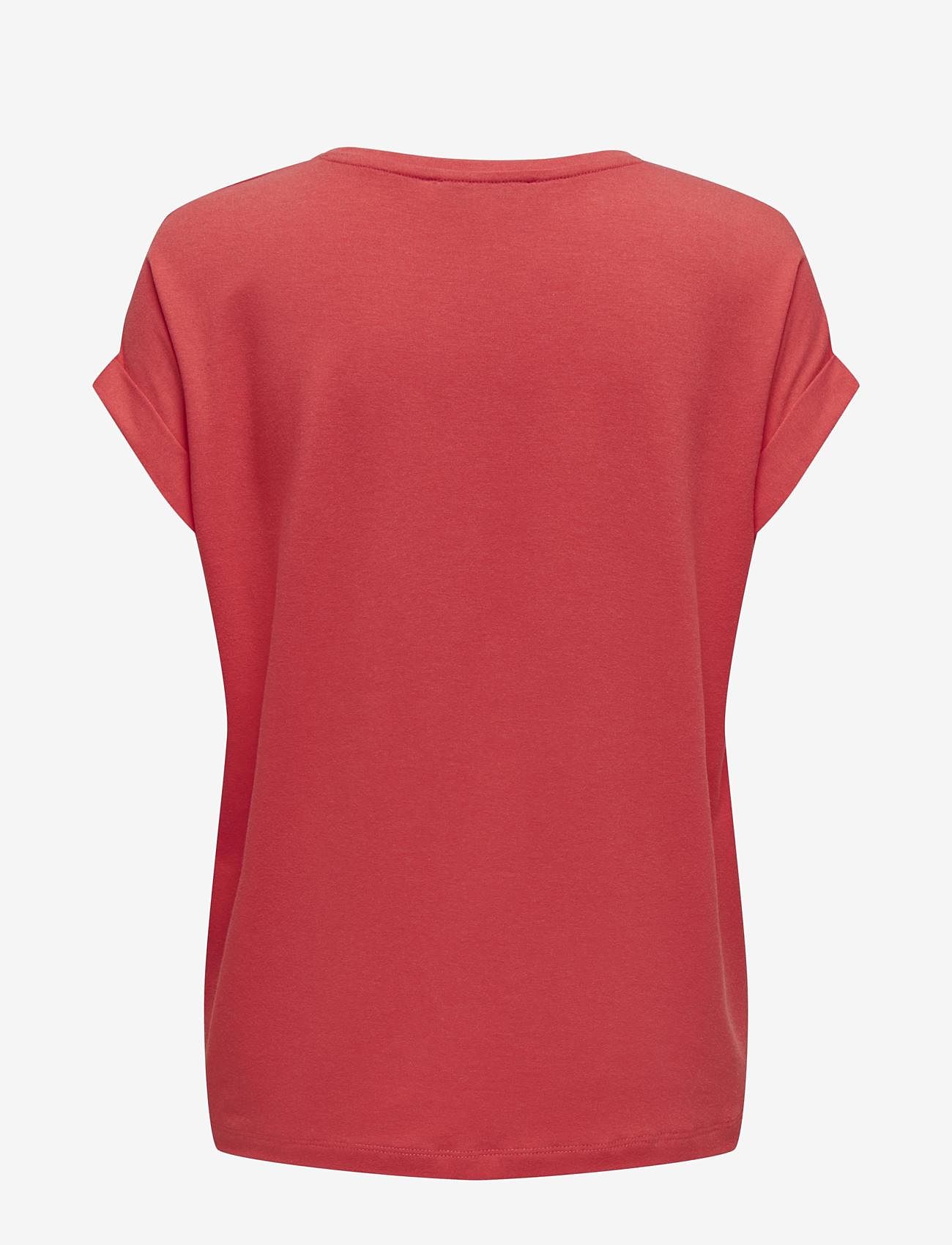 ONLY - ONLMOSTER S/S O-NECK TOP NOOS JRS - t-shirts - cayenne - 2