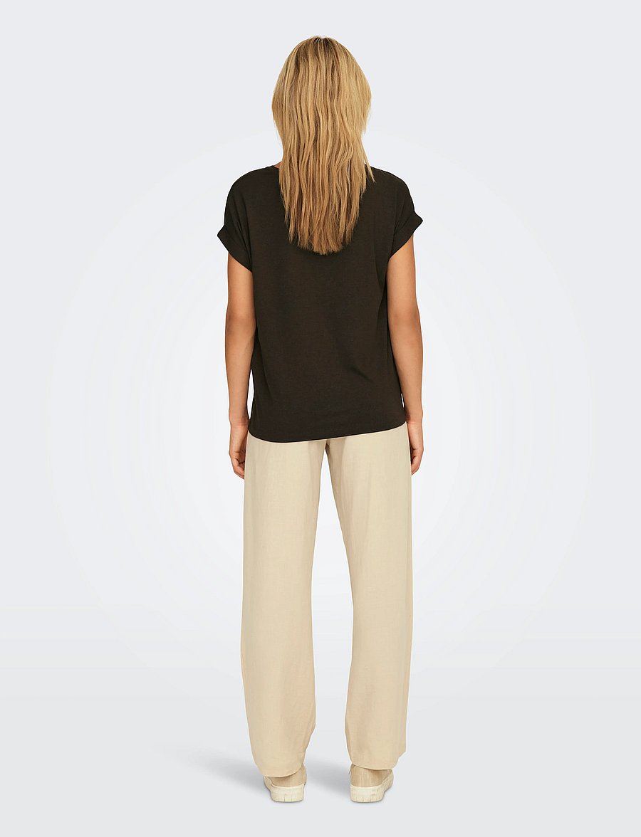 ONLY - ONLMOSTER S/S O-NECK TOP NOOS JRS - t-shirts - demitasse - 3