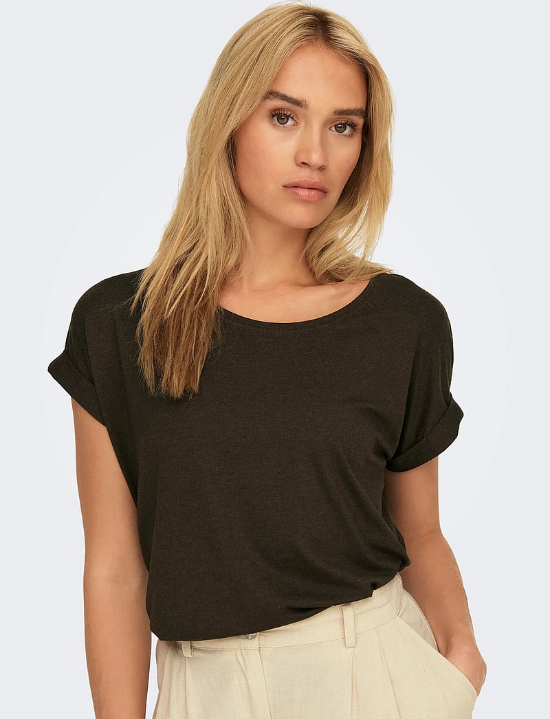 ONLY - ONLMOSTER S/S O-NECK TOP NOOS JRS - t-shirts - demitasse - 5