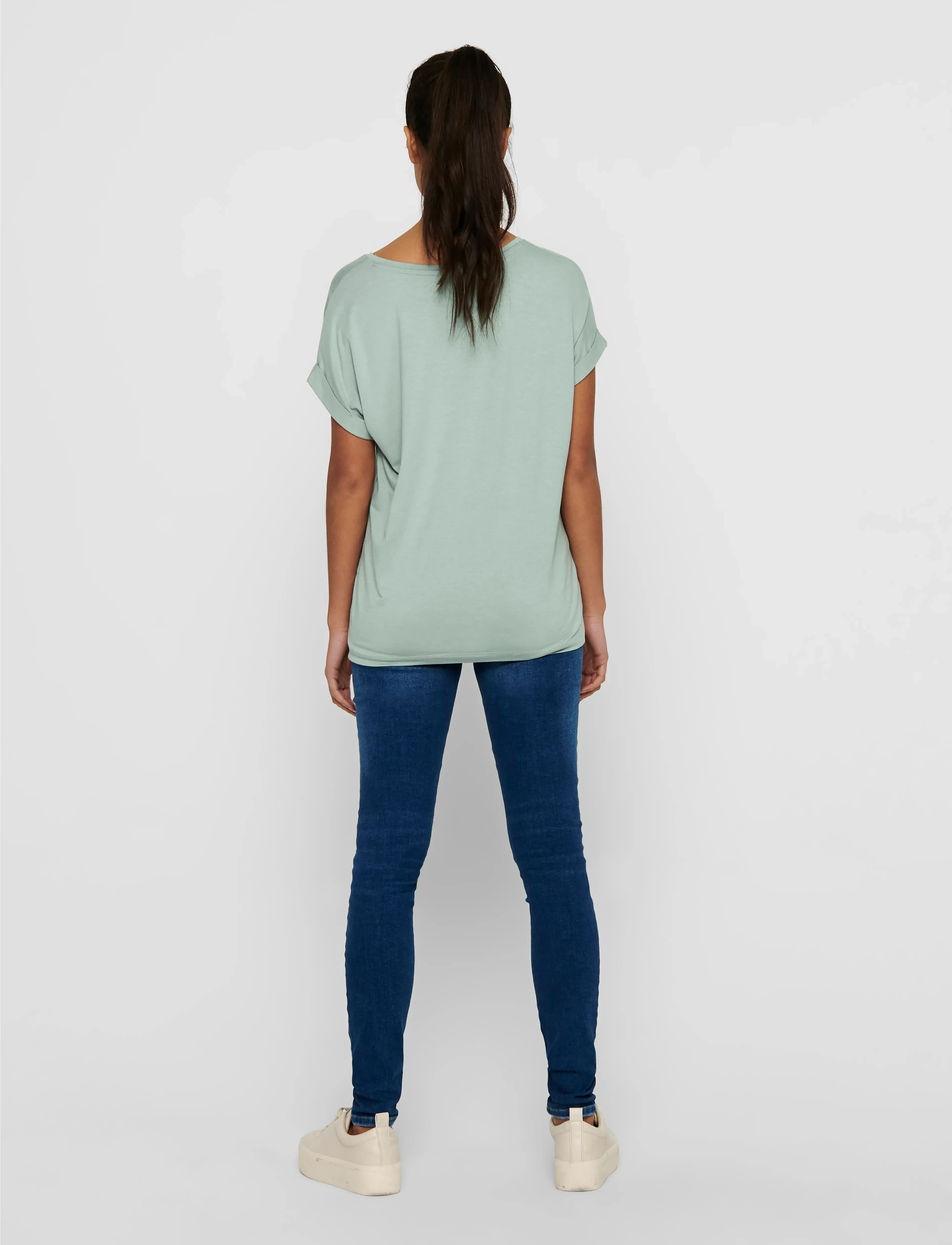 ONLY - ONLMOSTER S/S O-NECK TOP NOOS JRS - t-shirts - jadeite - 3