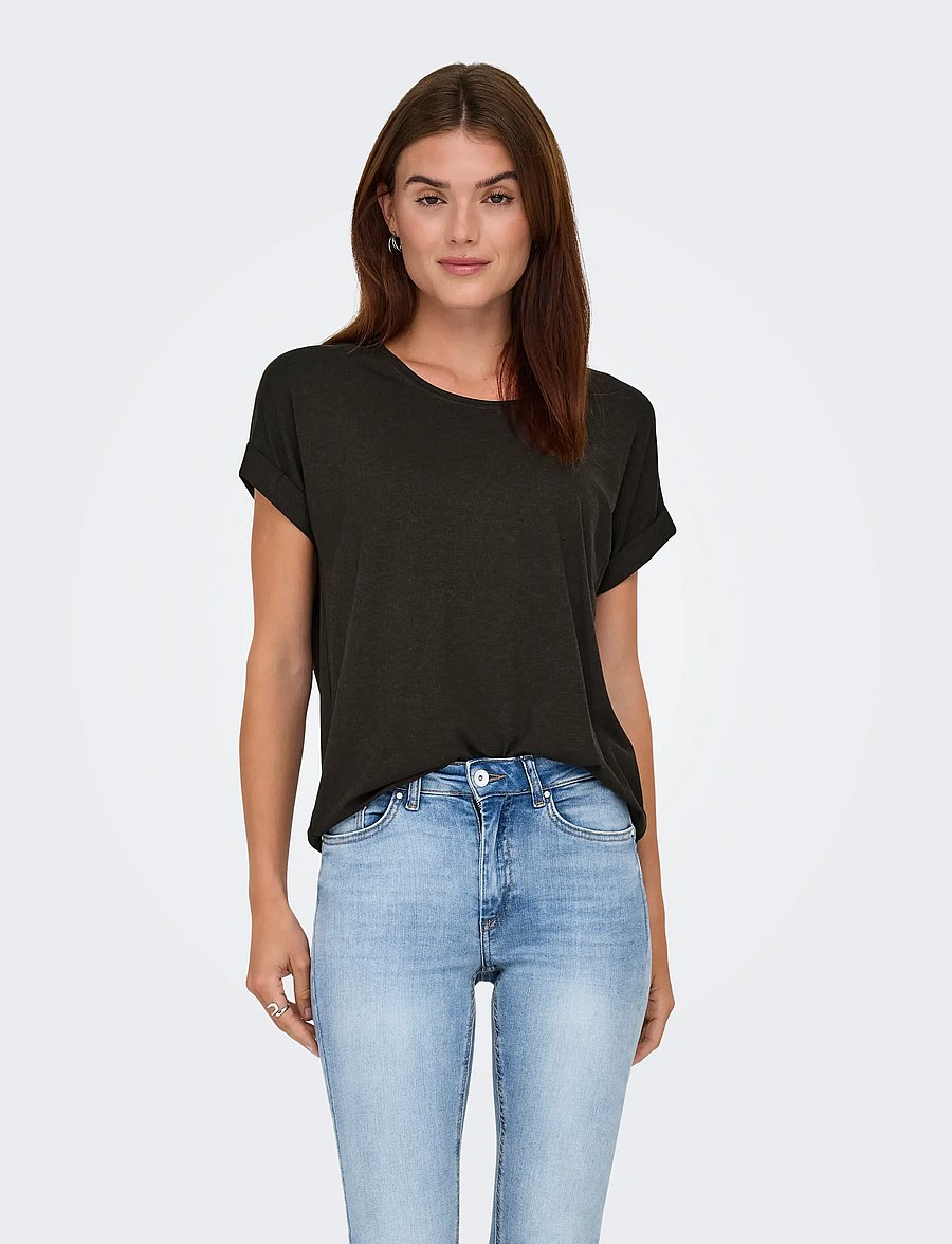 ONLY - ONLMOSTER S/S O-NECK TOP NOOS JRS - t-shirts - java - 0