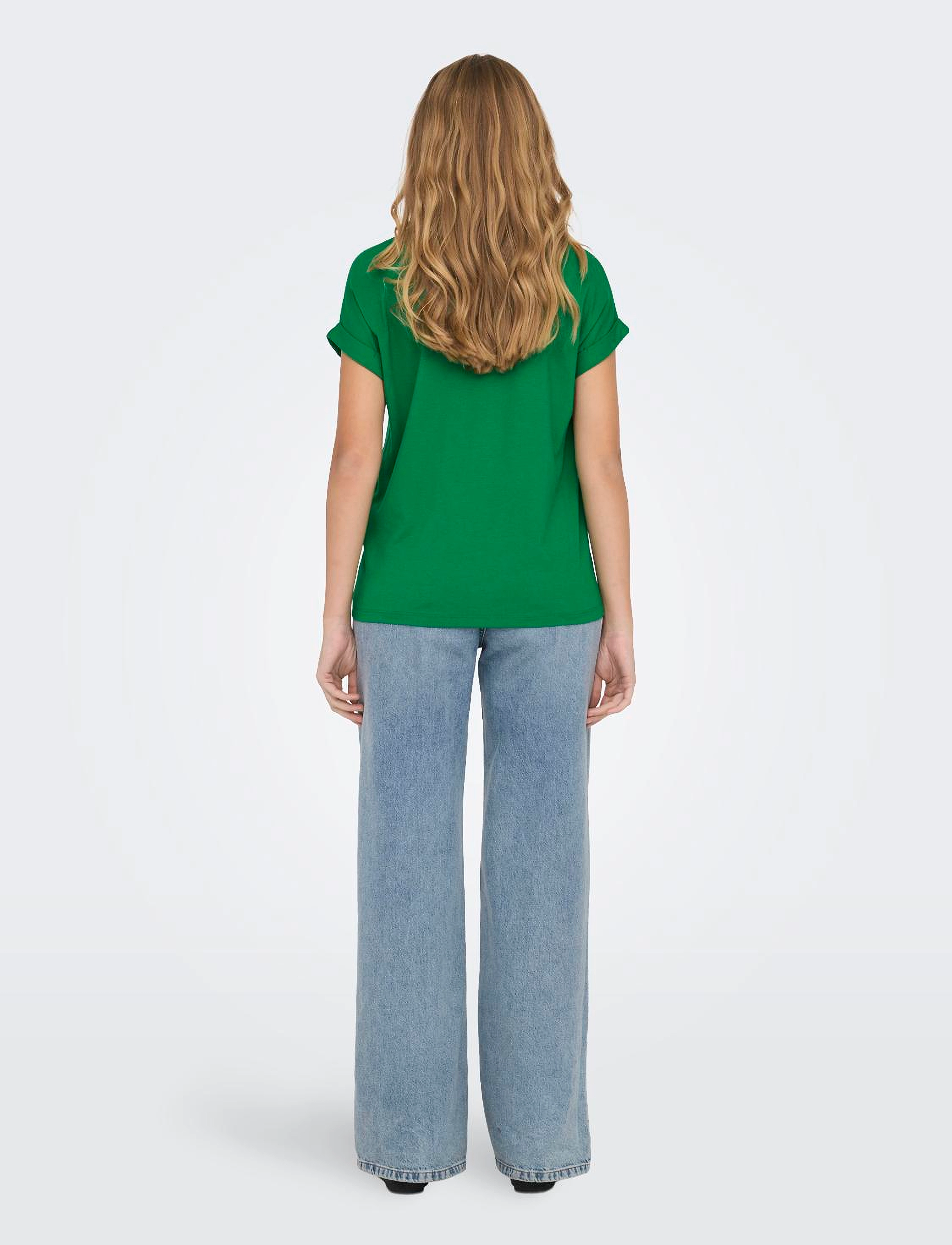 ONLY - ONLMOSTER S/S O-NECK TOP NOOS JRS - t-shirts - jolly green - 3