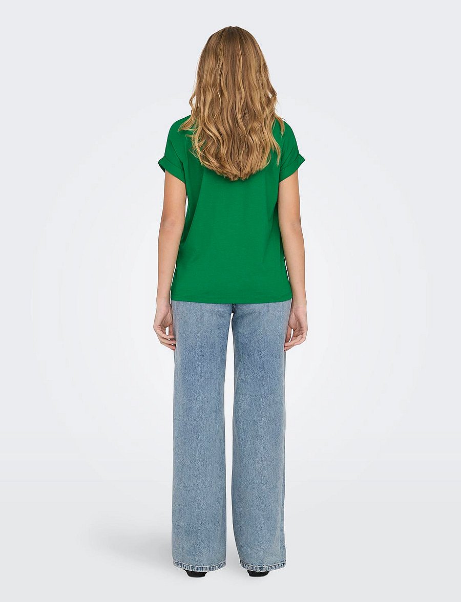 ONLY - ONLMOSTER S/S O-NECK TOP NOOS JRS - t-shirts - jolly green - 3