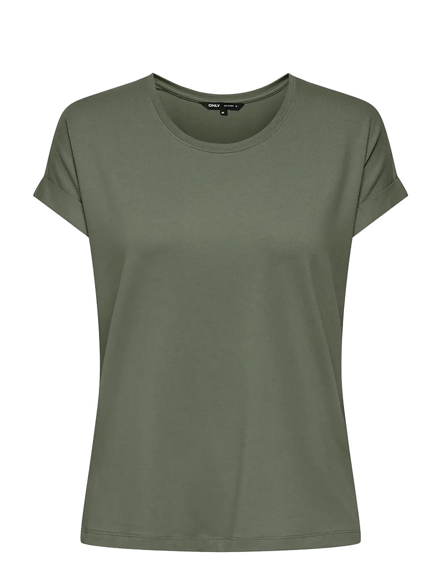 ONLY - ONLMOSTER S/S O-NECK TOP NOOS JRS - t-shirts - smokey olive - 1