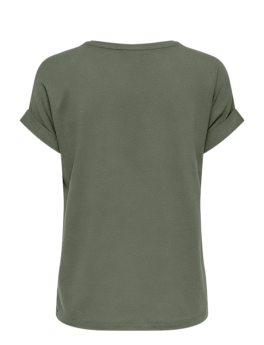 ONLY - ONLMOSTER S/S O-NECK TOP NOOS JRS - t-shirts - smokey olive - 2