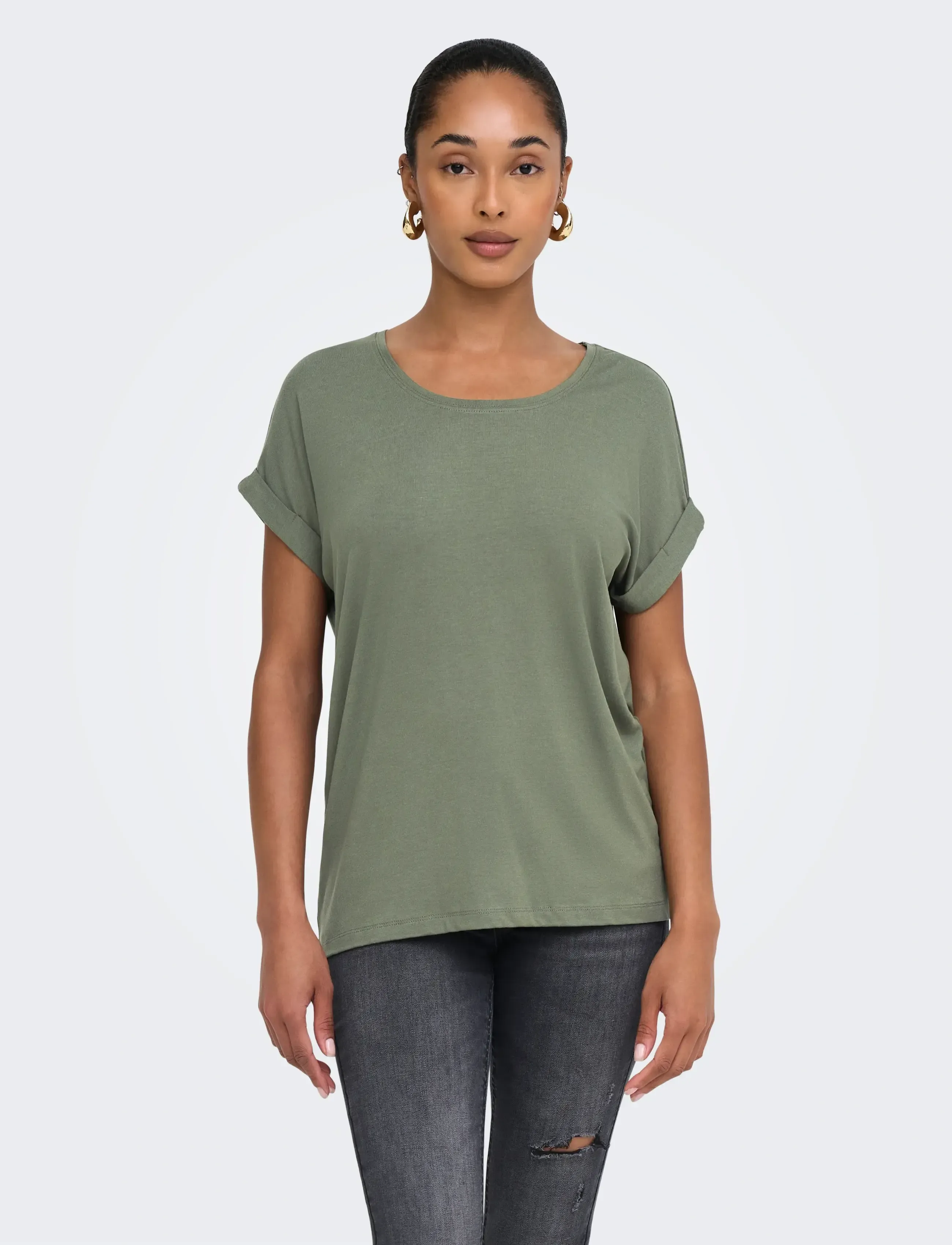 Onlmoster S/S O-Neck Top Noos Jrs