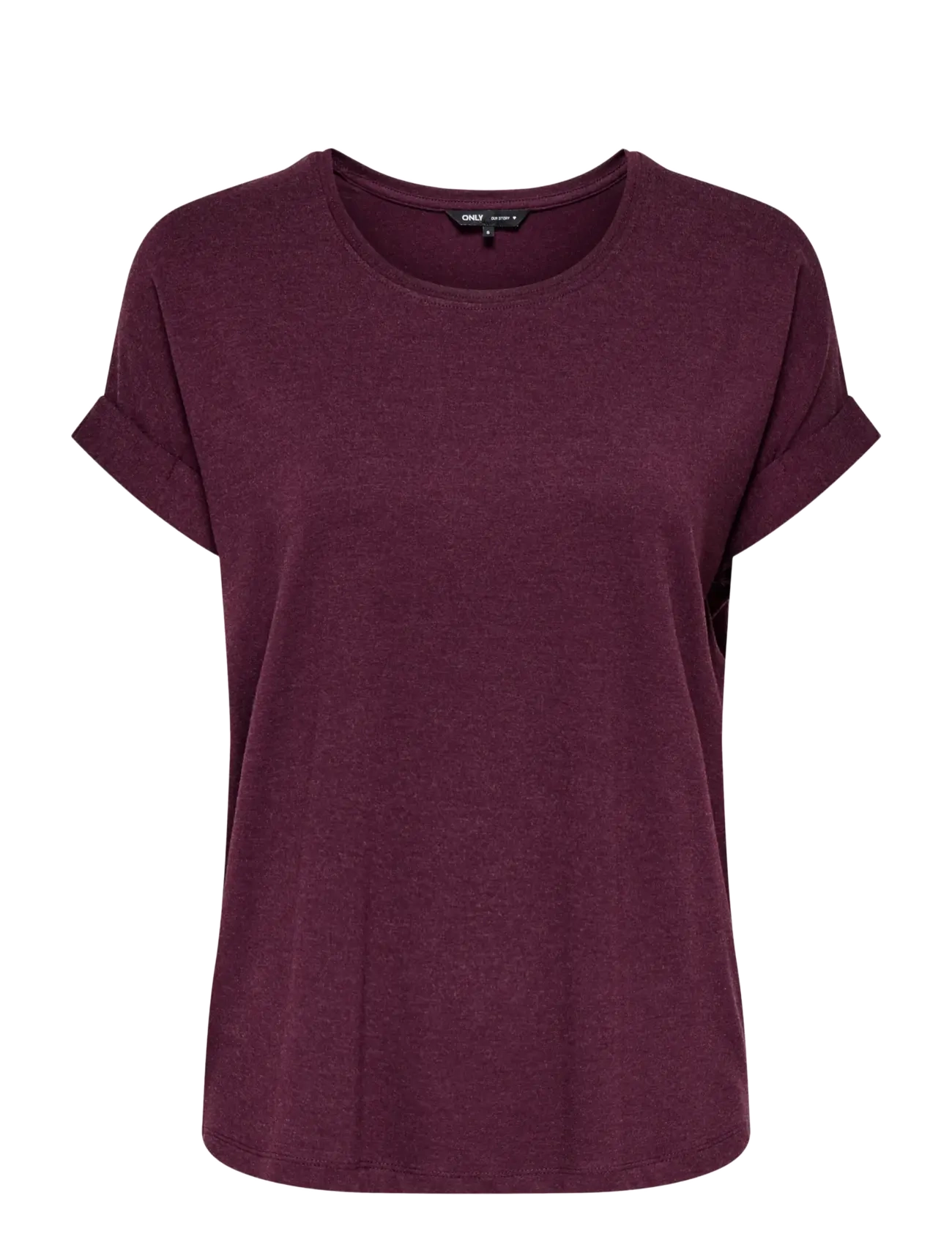 ONLY ONLMOSTER S/S O-NECK TOP NOOS JRS - Only - WINETASTING / burgundy
