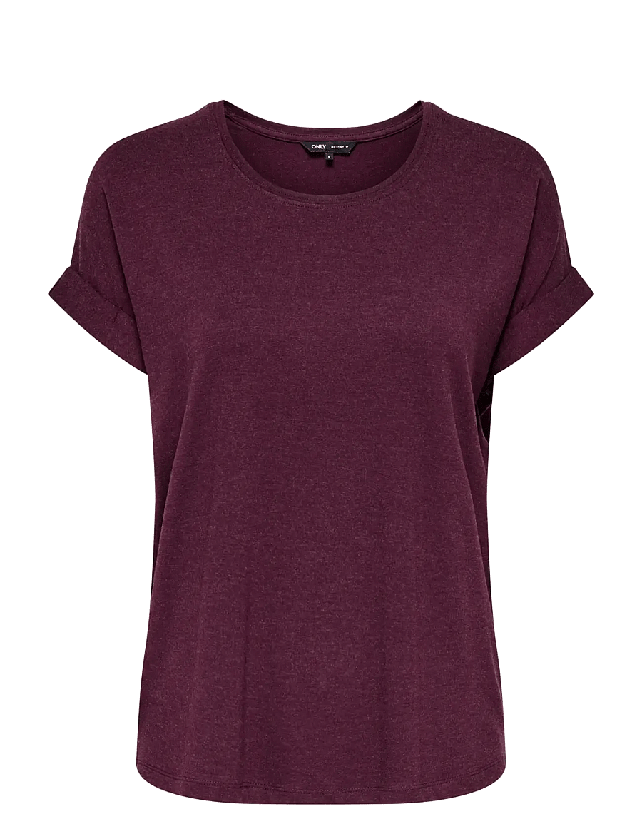 ONLY - ONLMOSTER S/S O-NECK TOP NOOS JRS - t-shirts - winetasting - 1