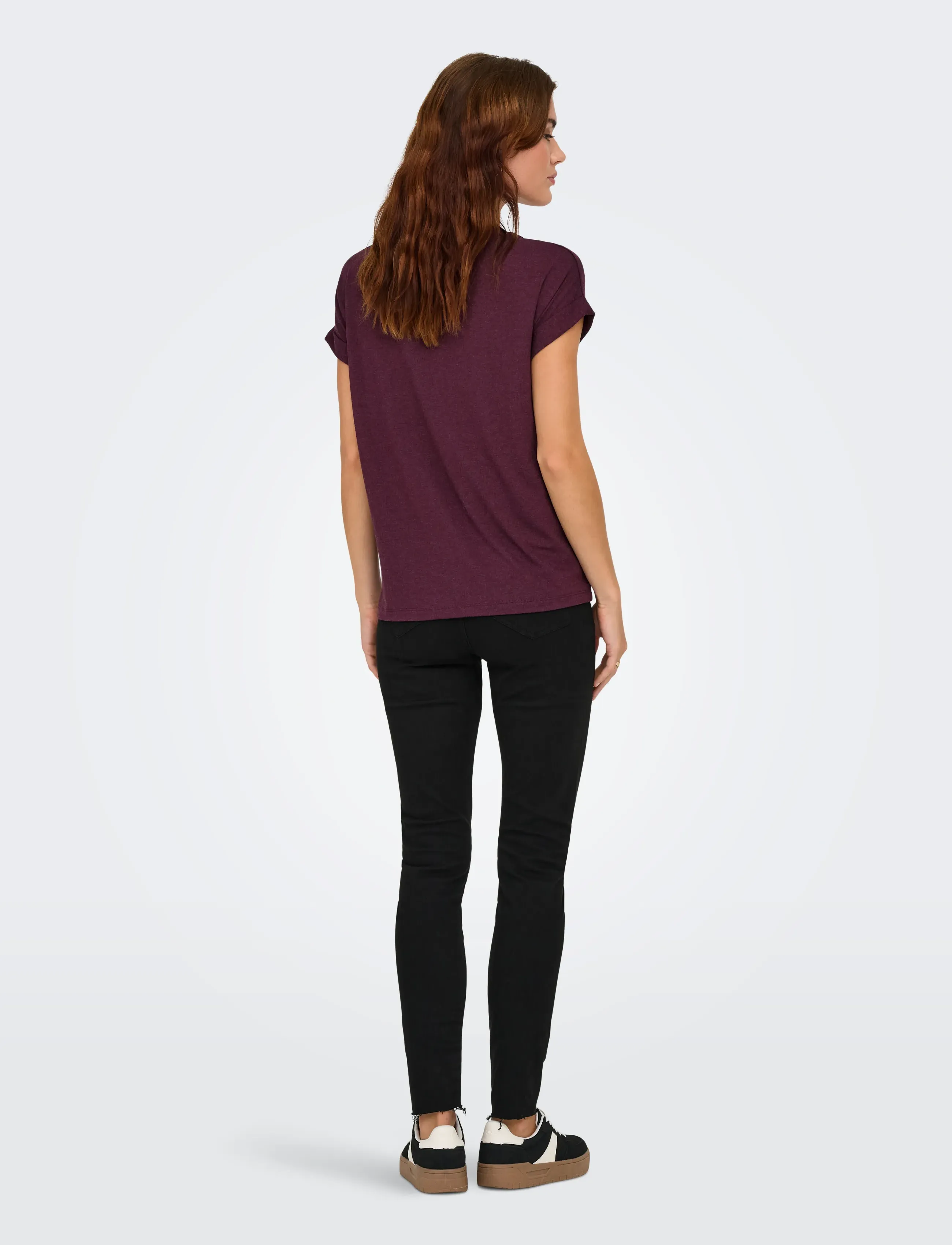 ONLY - ONLMOSTER S/S O-NECK TOP NOOS JRS - t-shirts - winetasting - 3