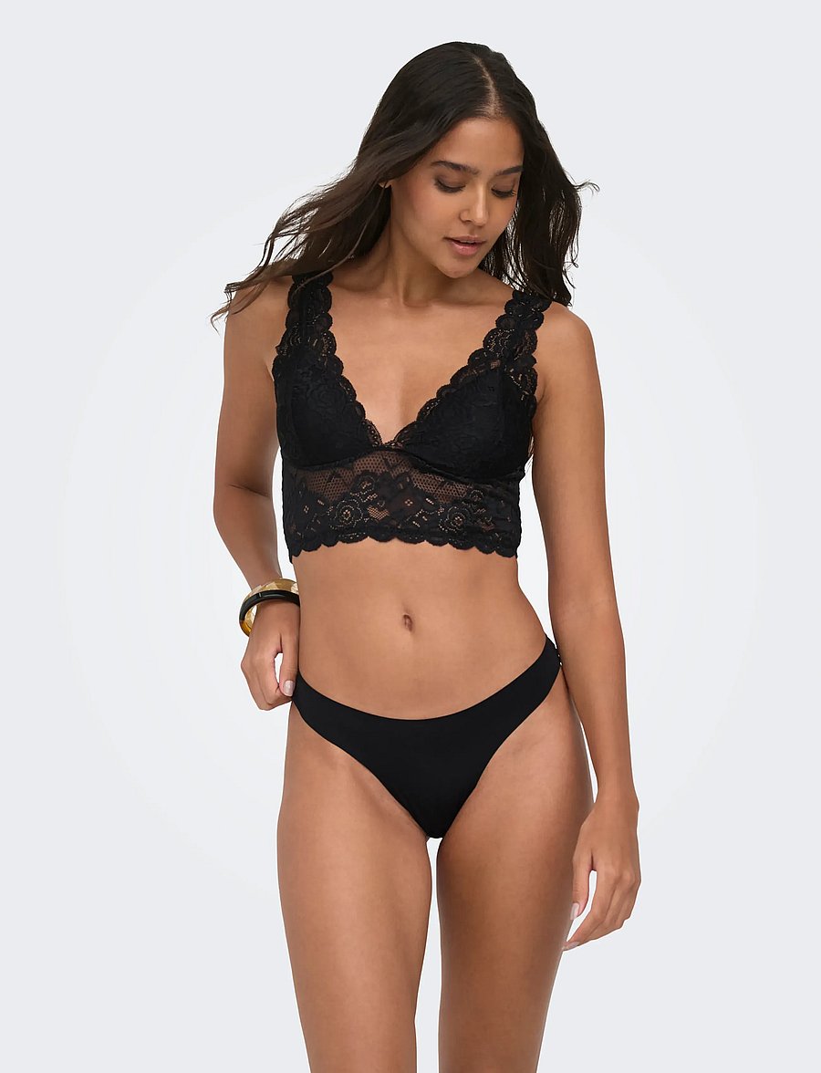 ONLY - ONLCHLOE LACE BRA ACC - bralette - black - 0