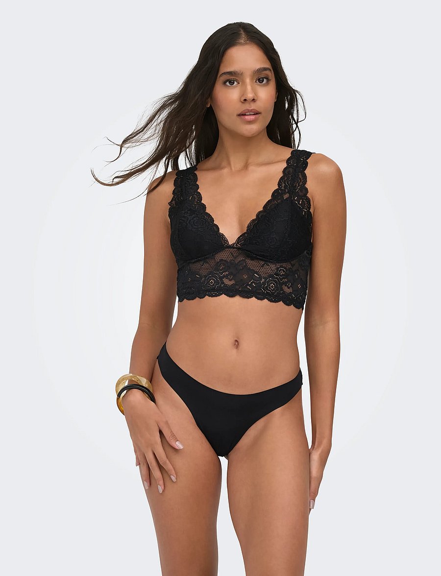 ONLY - ONLCHLOE LACE BRA ACC - bralette - black - 4
