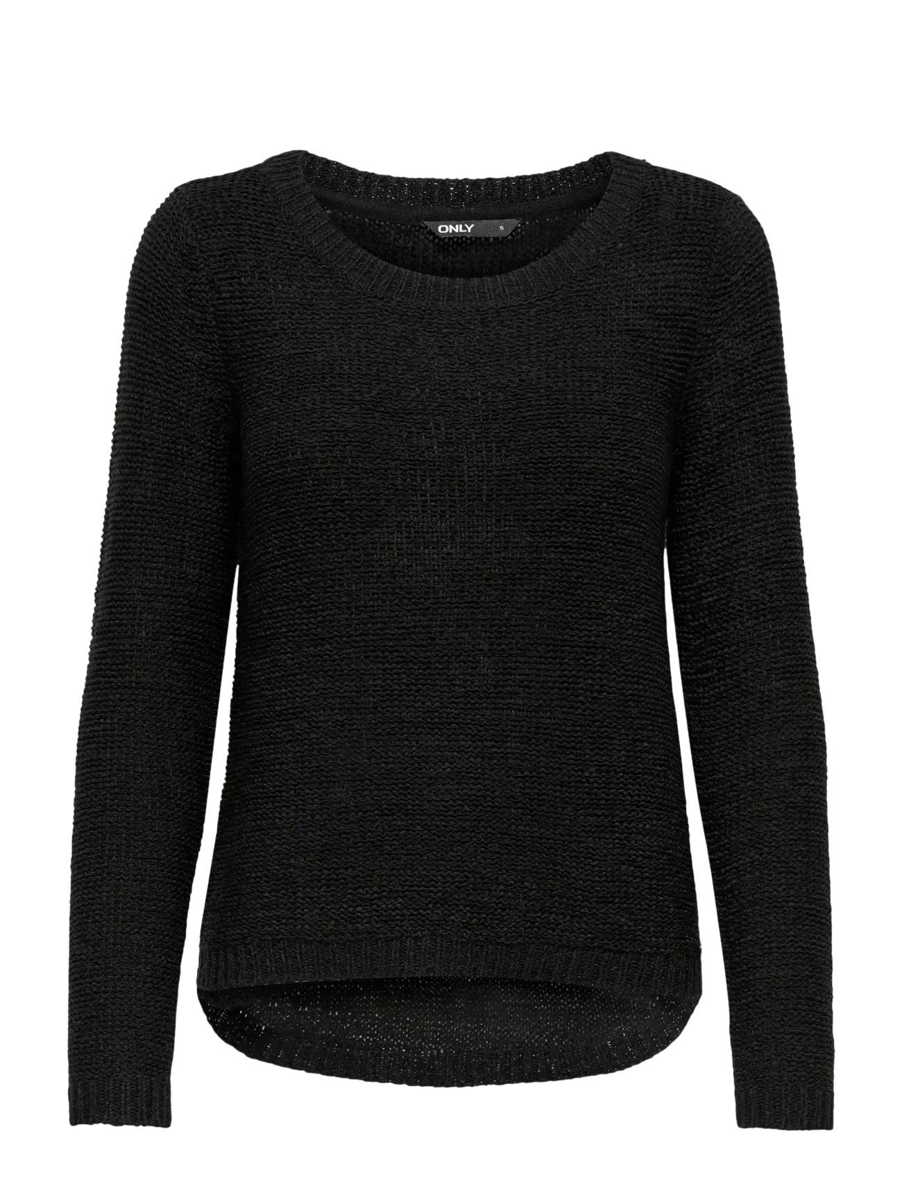 ONLY ONLGEENA XO L/S PULLOVER KNT NOOS - Strickmode - BLACK / black