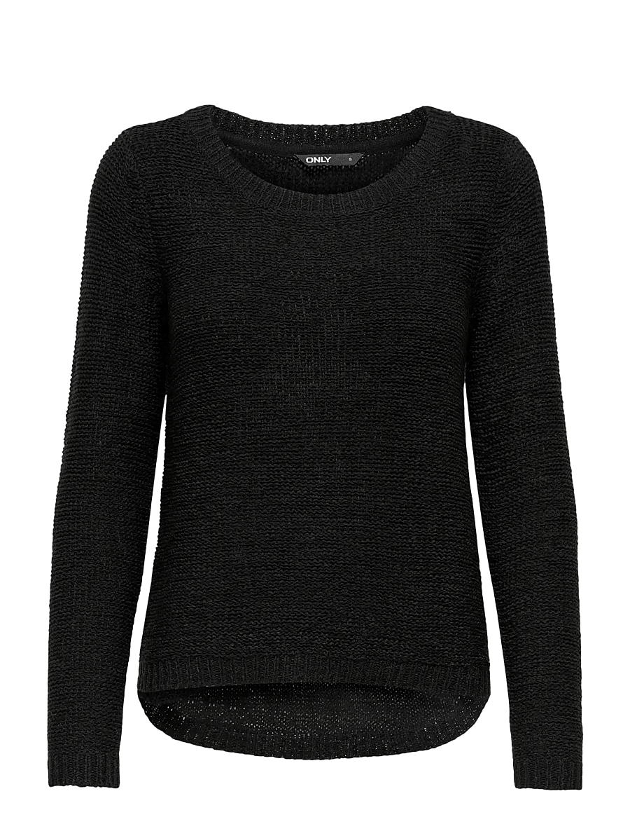 ONLY - ONLGEENA XO L/S PULLOVER KNT NOOS - pullover - black - 1