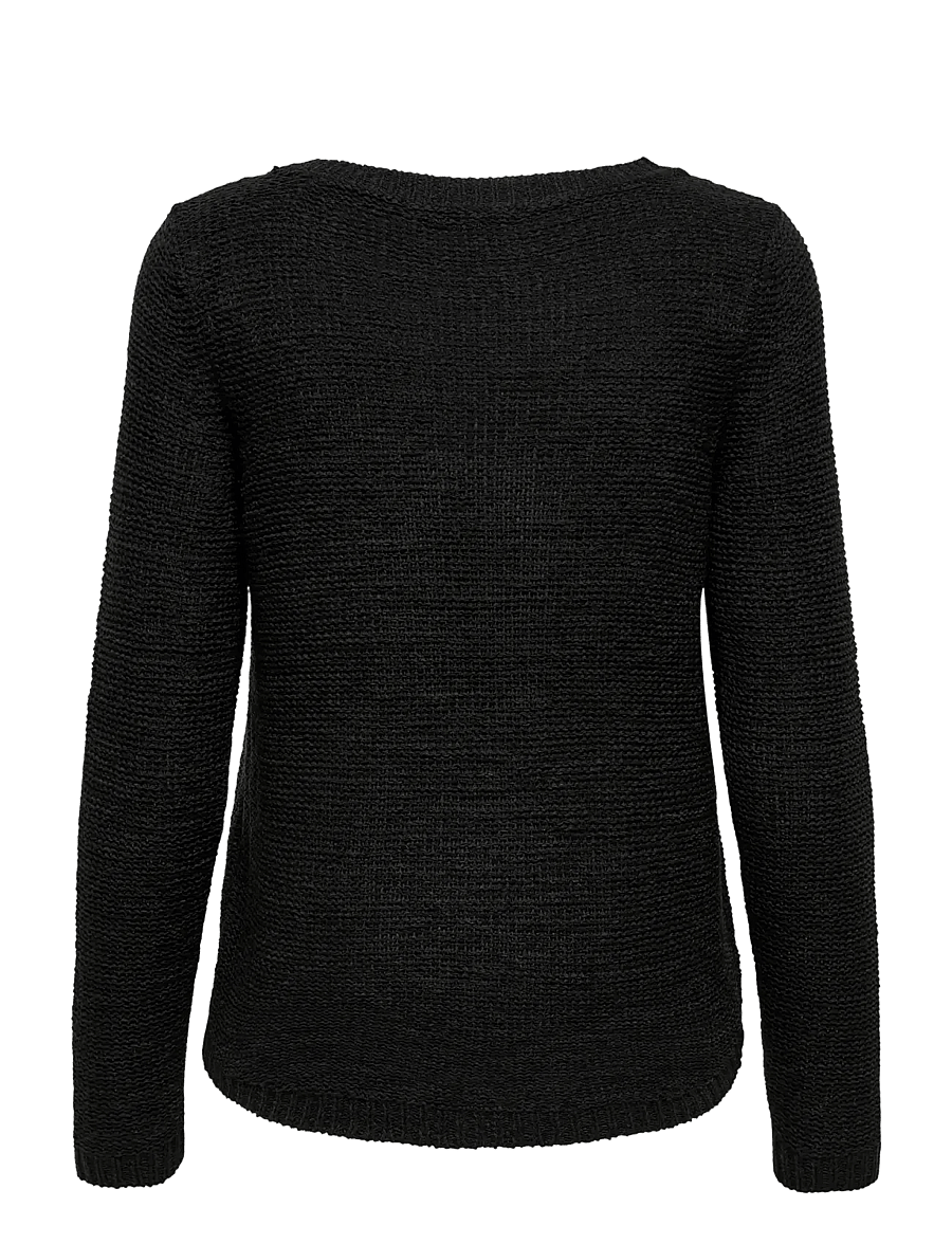 ONLY - ONLGEENA XO L/S PULLOVER KNT NOOS - pullover - black - 2