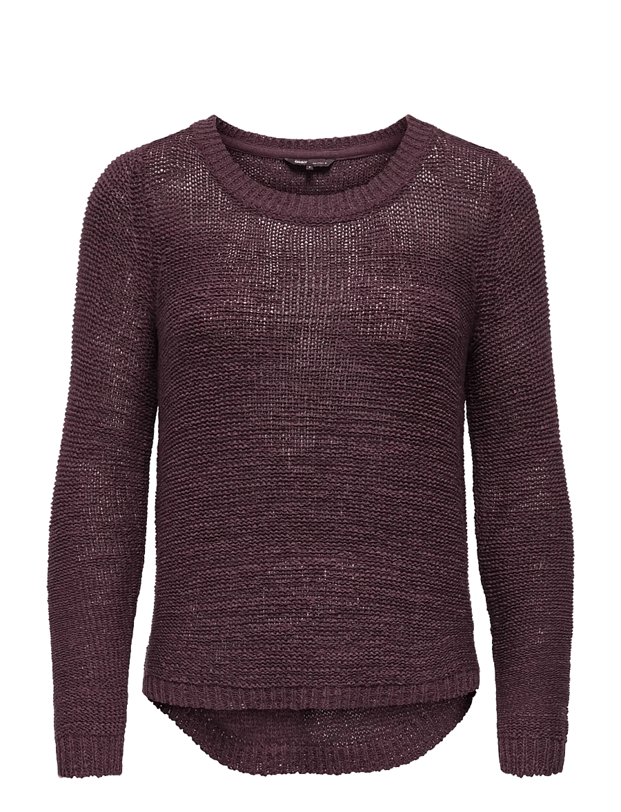 ONLY - ONLGEENA XO L/S PULLOVER KNT NOOS - pullover - fudge - 1