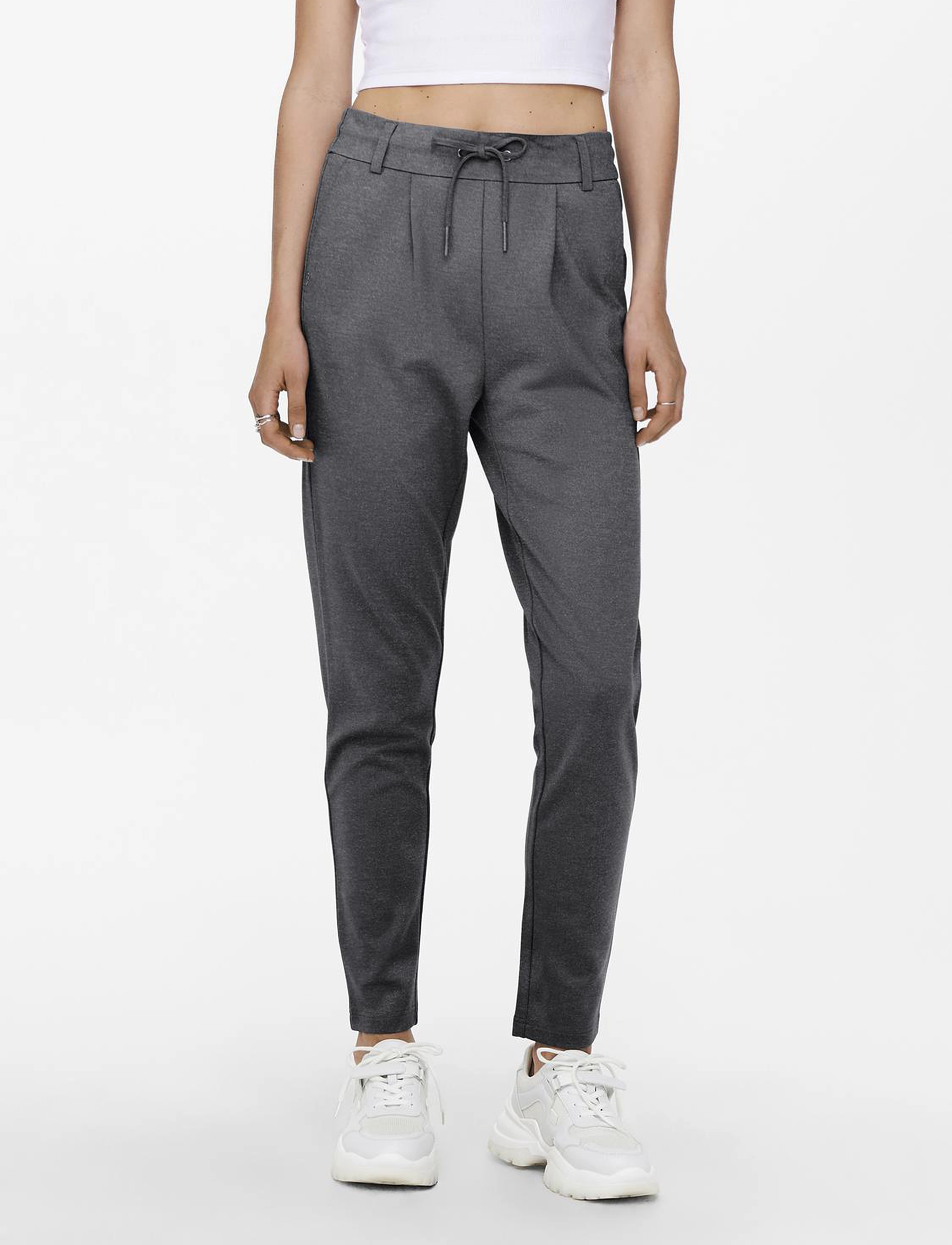 ONLY Onlpoptrash Easy Col Pant Pnt Noos, XS x 32, Grey, Bukser > Joggers, Dame
