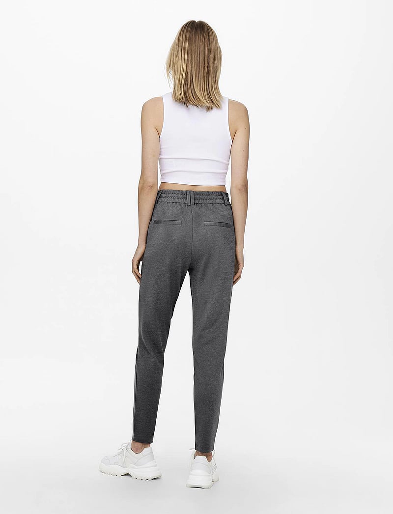 ONLY - ONLPOPTRASH EASY COL PANT PNT NOOS - jogas bikses - dark grey melange - 3