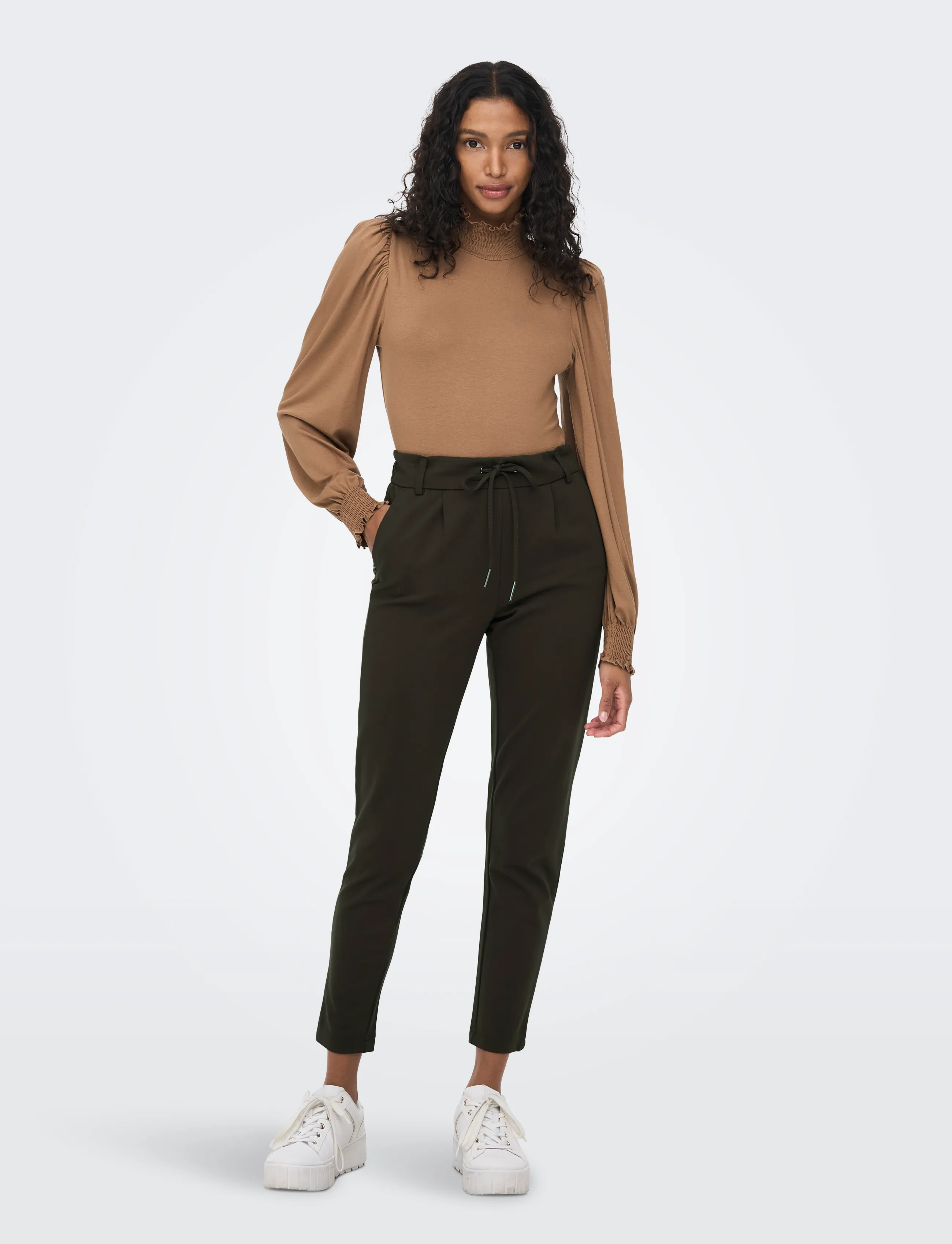 ONLY - ONLPOPTRASH EASY COL PANT PNT NOOS - slim fit trousers - delicioso - 4