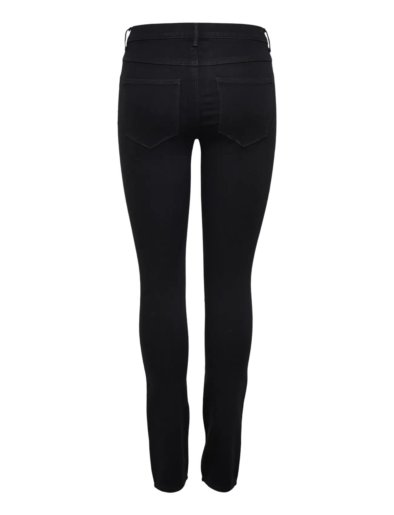 ONLY - ONLRAIN REG SKINNY DNM NOOS - skinny gallabuxur - black denim - 2