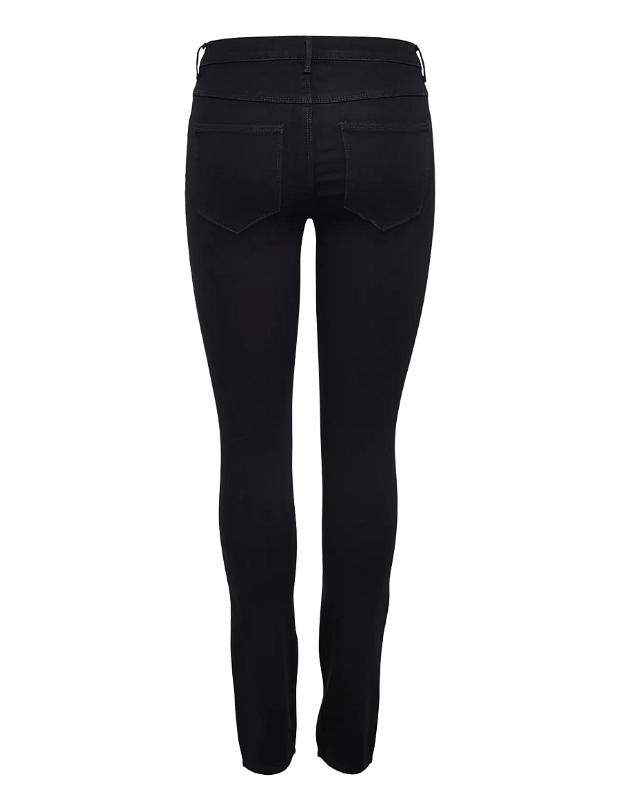 ONLY - ONLRAIN REG SKINNY DNM NOOS - skinny jeans - black denim - 2