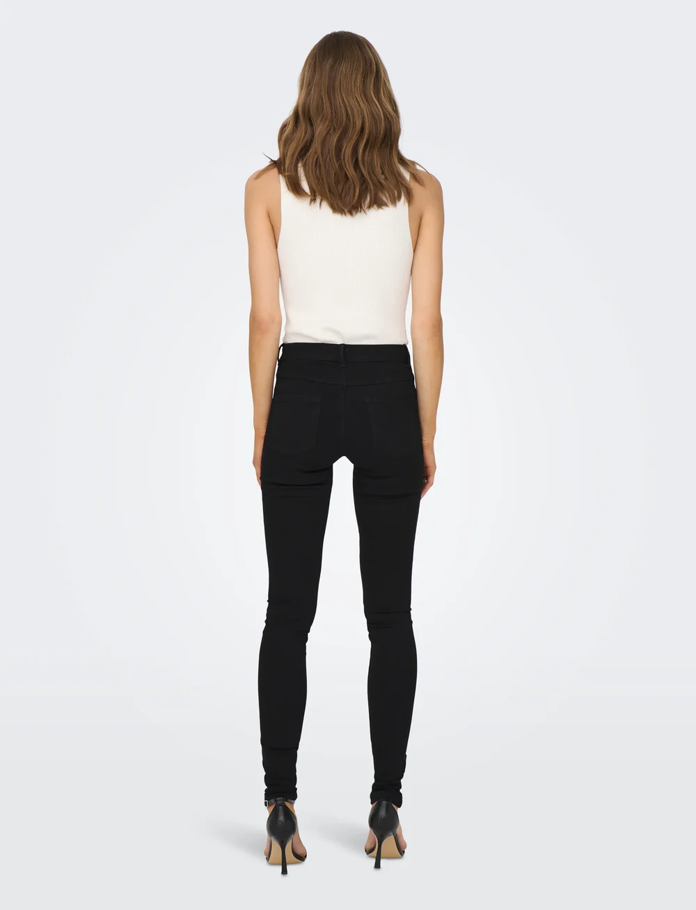 ONLY - ONLRAIN REG SKINNY DNM NOOS - skinny jeans - black denim - 3