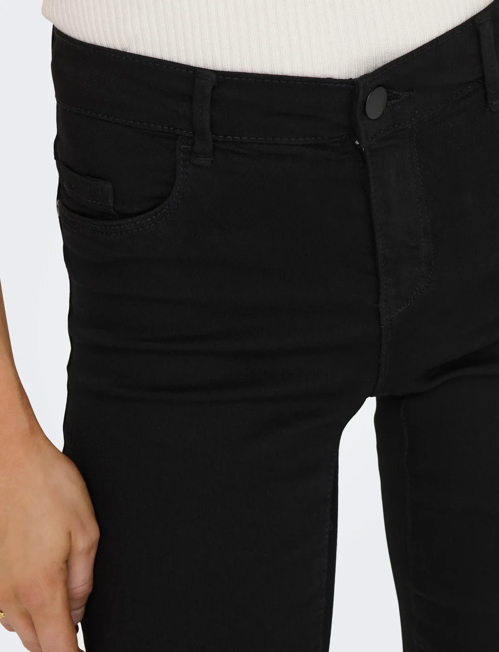 ONLY - ONLRAIN REG SKINNY DNM NOOS - skinny jeans - black denim - 5