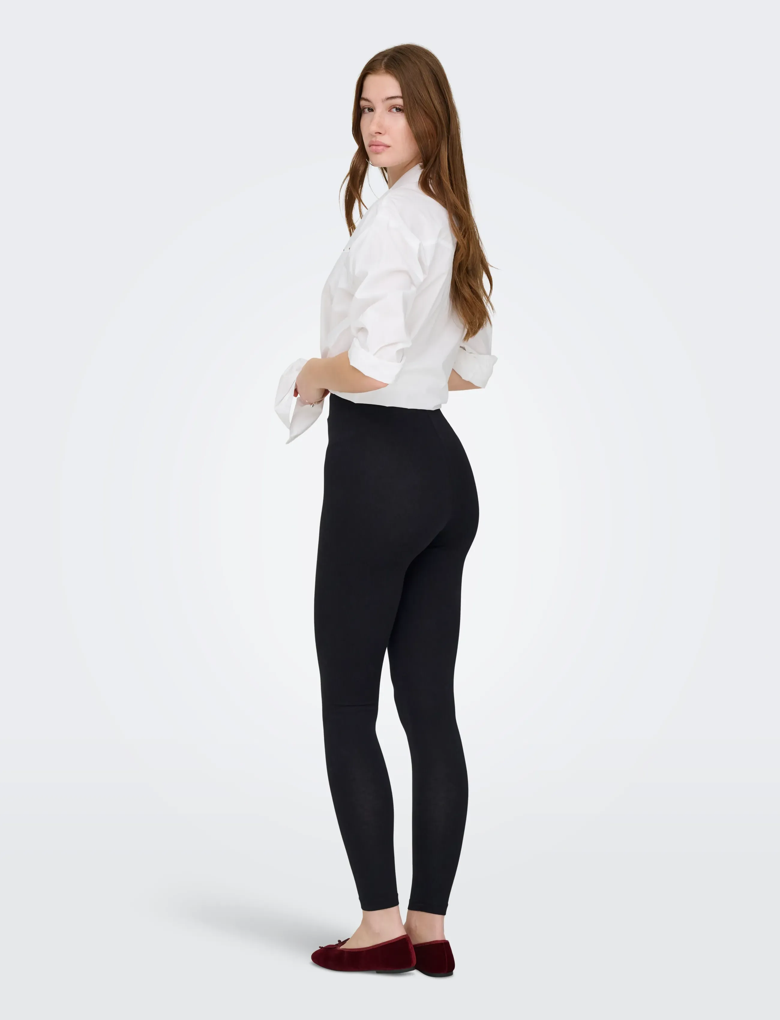 ONLY - ONLLIVE LOVE NEW LEGGINGS NOOS JRS - leggings - black - 3