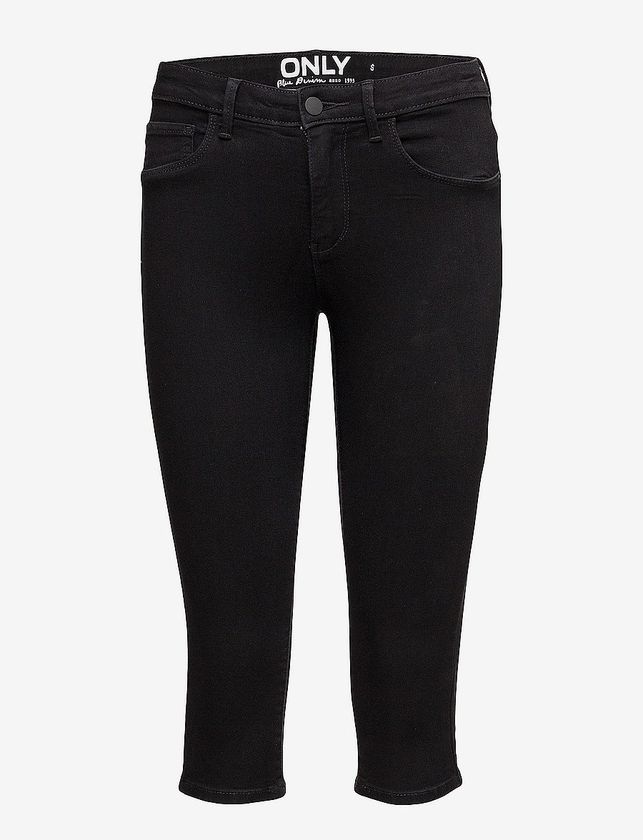 ONLY - ONLRAIN LIFE REG SK KNICKERS DNM NOOS - capri bukser - black - 1