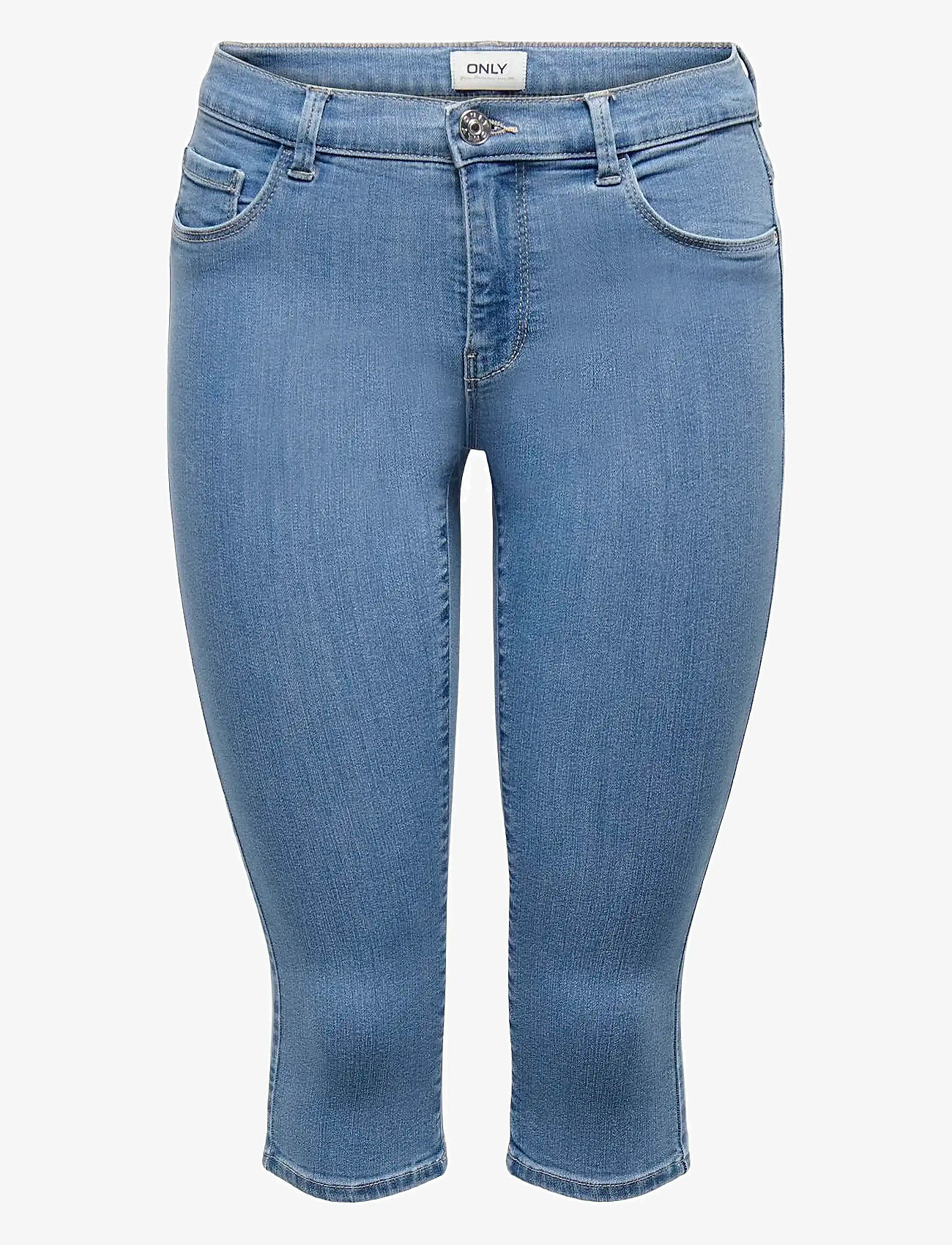 ONLY - ONLRAIN LIFE REG SK KNICKERS DNM NOOS - caprihose - light blue denim - 1