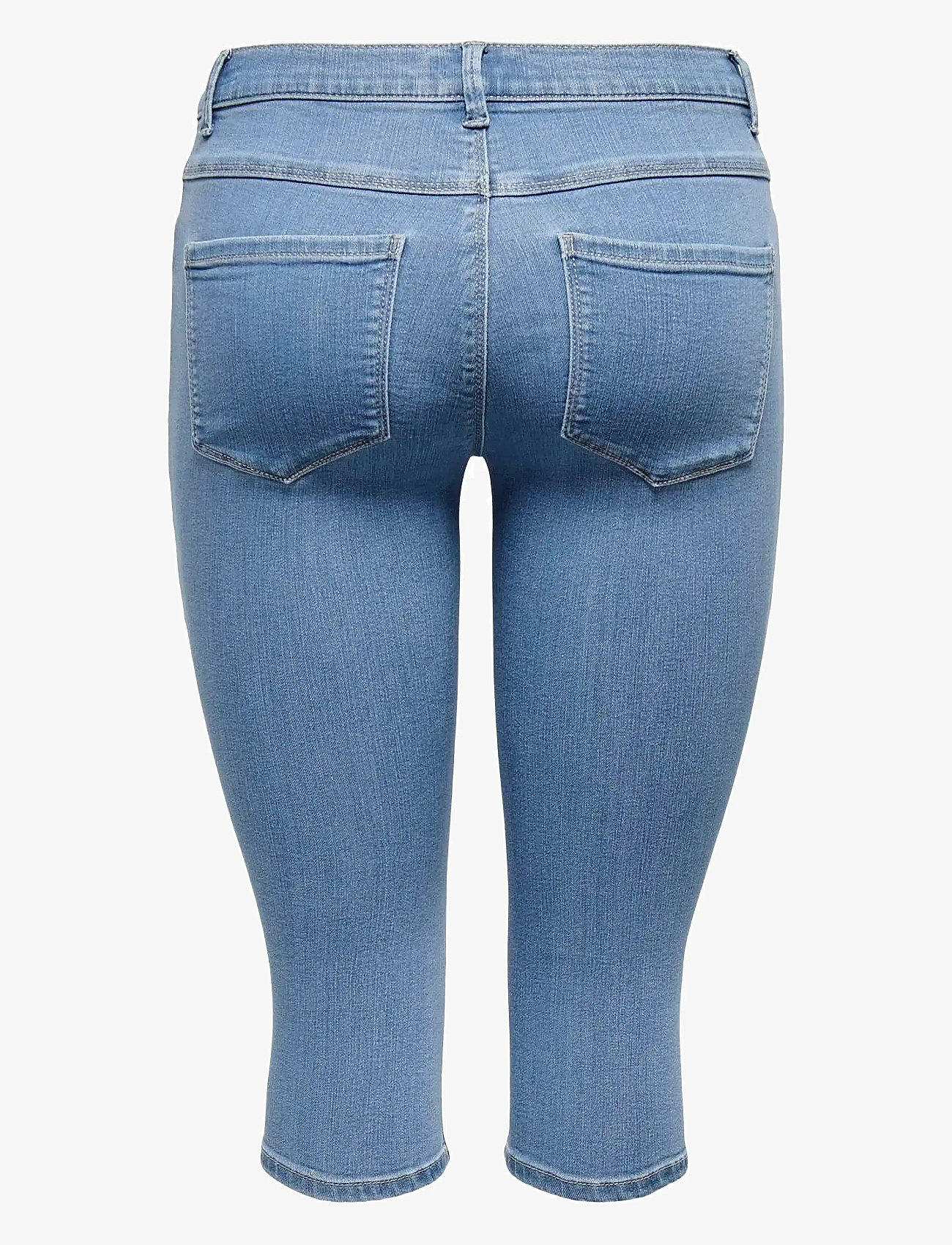 ONLY - ONLRAIN LIFE REG SK KNICKERS DNM NOOS - caprihose - light blue denim - 2