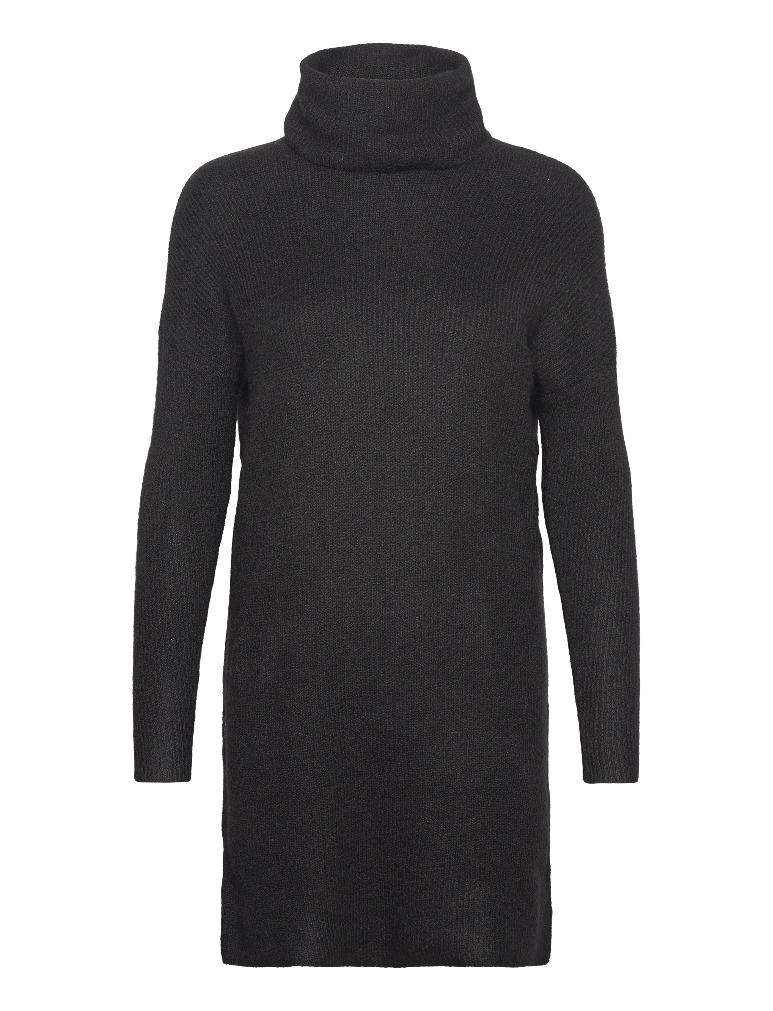 ONLY ONLJANA L/S COWLNCK DRESS  WOOL KNT NOOS - Kjoler - BLACK / black