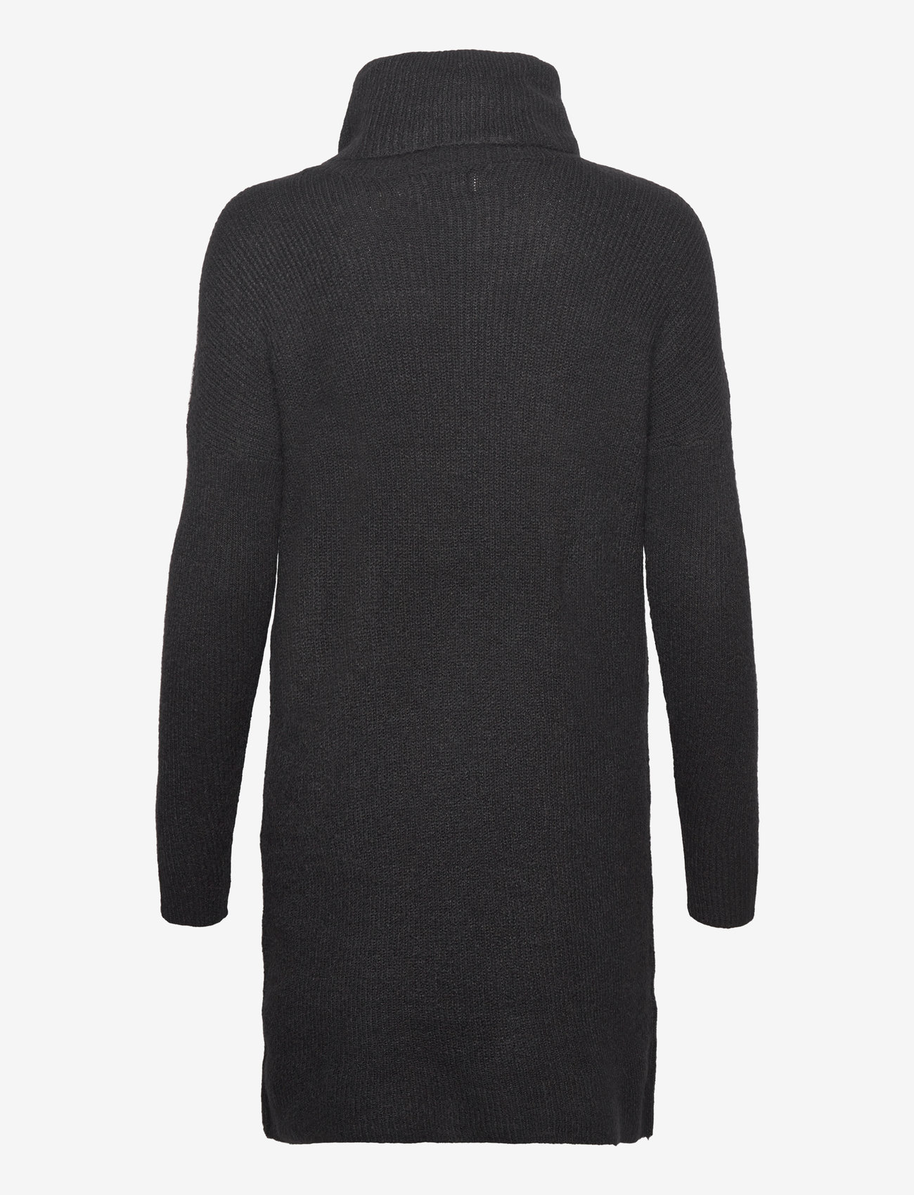 ONLY - ONLJANA L/S COWLNCK DRESS  WOOL KNT NOOS - knitted dresses - black - 2