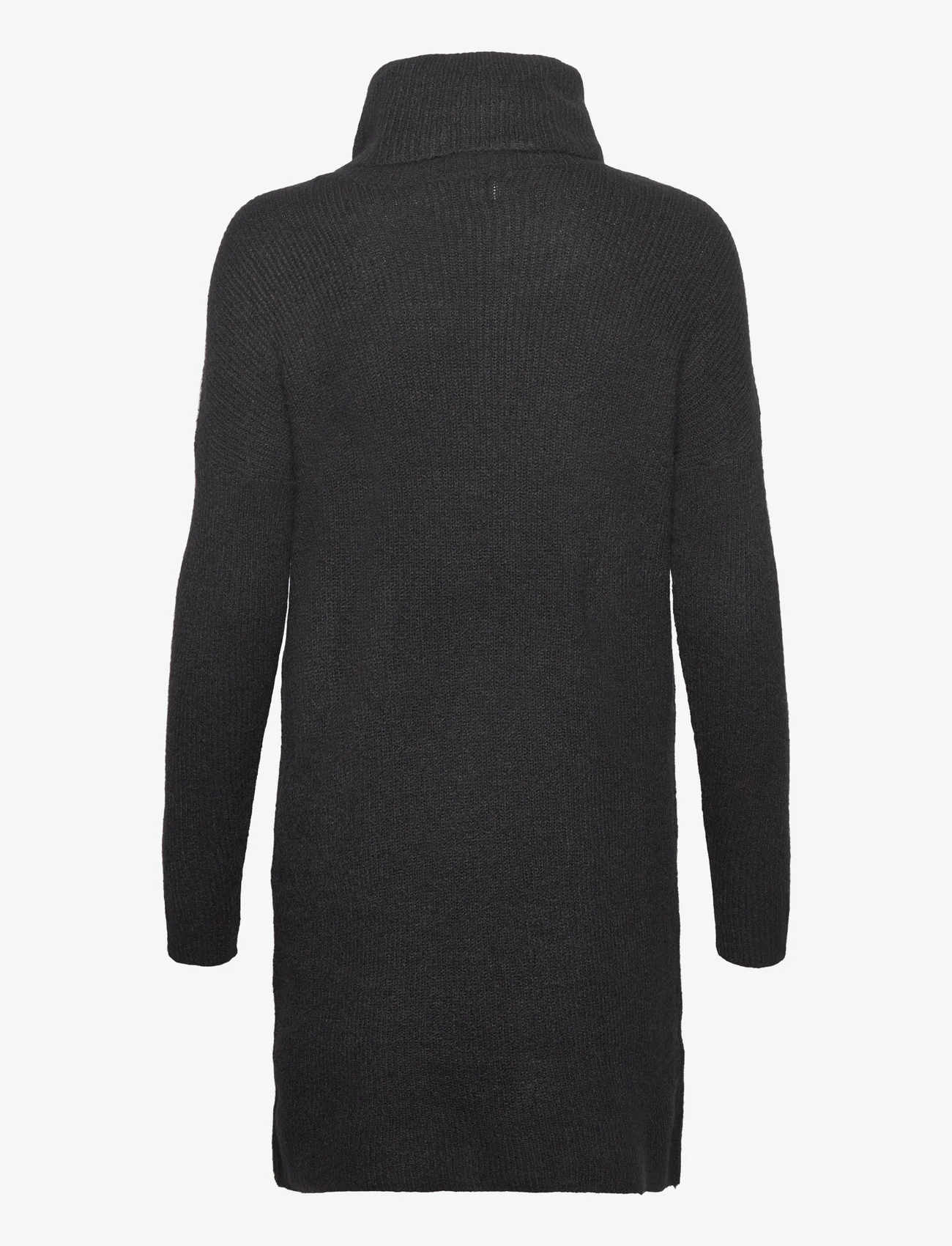 ONLY - ONLJANA L/S COWLNCK DRESS  WOOL KNT NOOS - madalaimad hinnad - black - 1