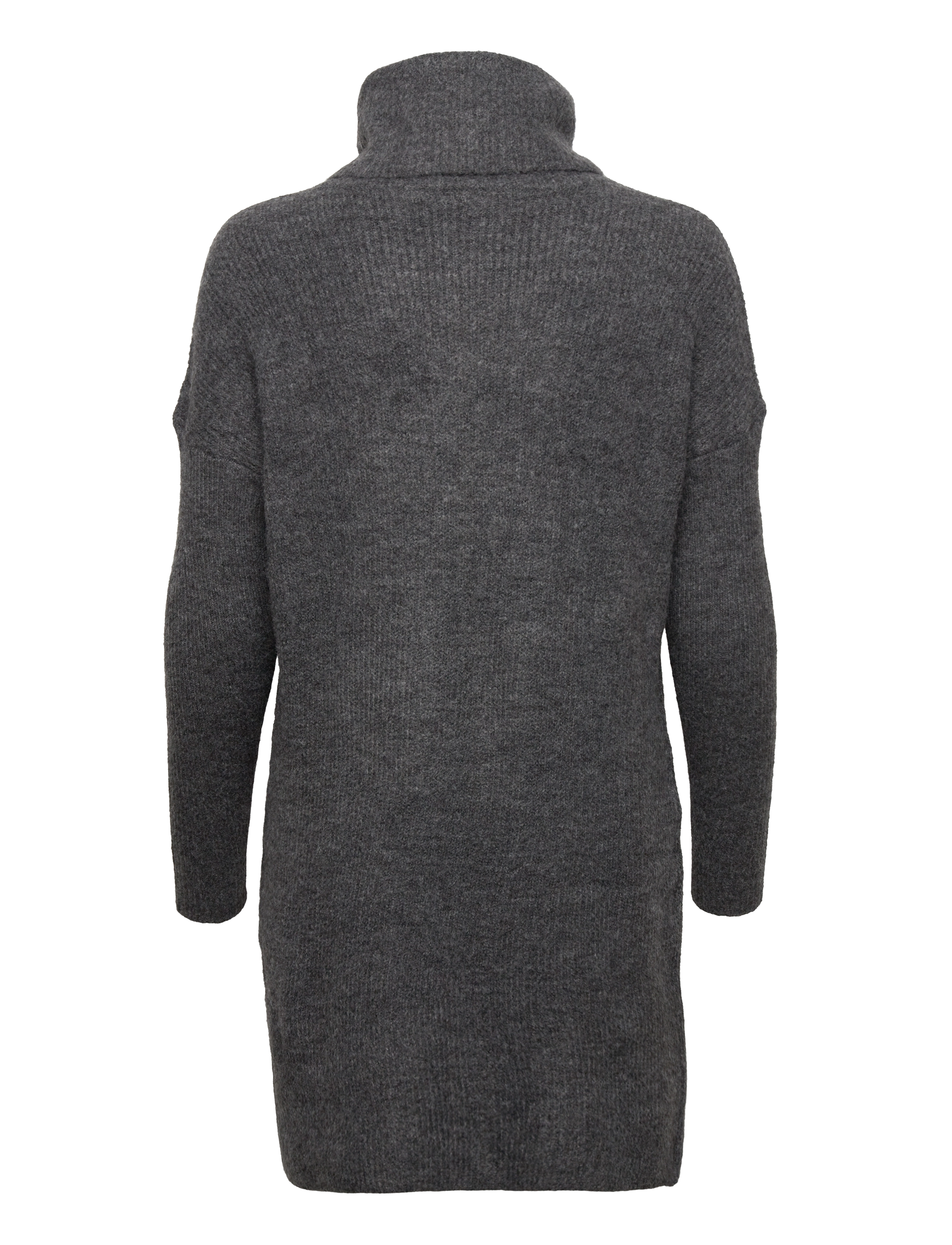 ONLY - ONLJANA L/S COWLNCK DRESS  WOOL KNT NOOS - die niedrigsten preise - dark grey melange - 2