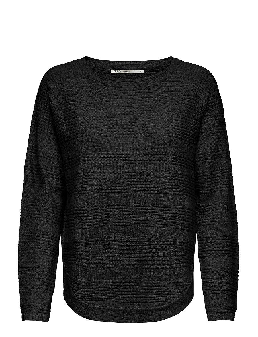 ONLY - ONLCAVIAR LS PULLOVER CS KNT - striktrøjer - black - 1